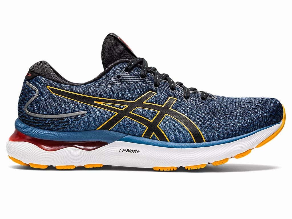 ASICS Men's GEL-NIMBUS 24 (Azure/Amber) Asics Wrestling Shoes Ex Eo