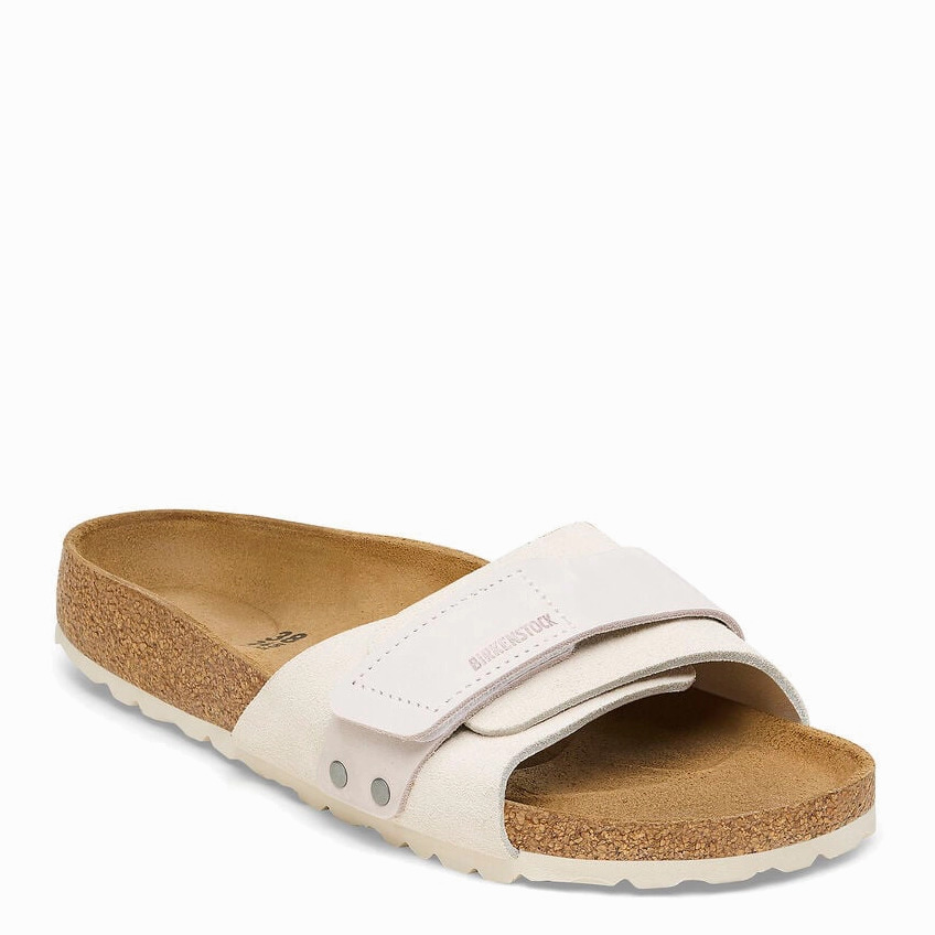 Oita Antique White Suede (Women) Extra Wide Shoes For Flat Feet