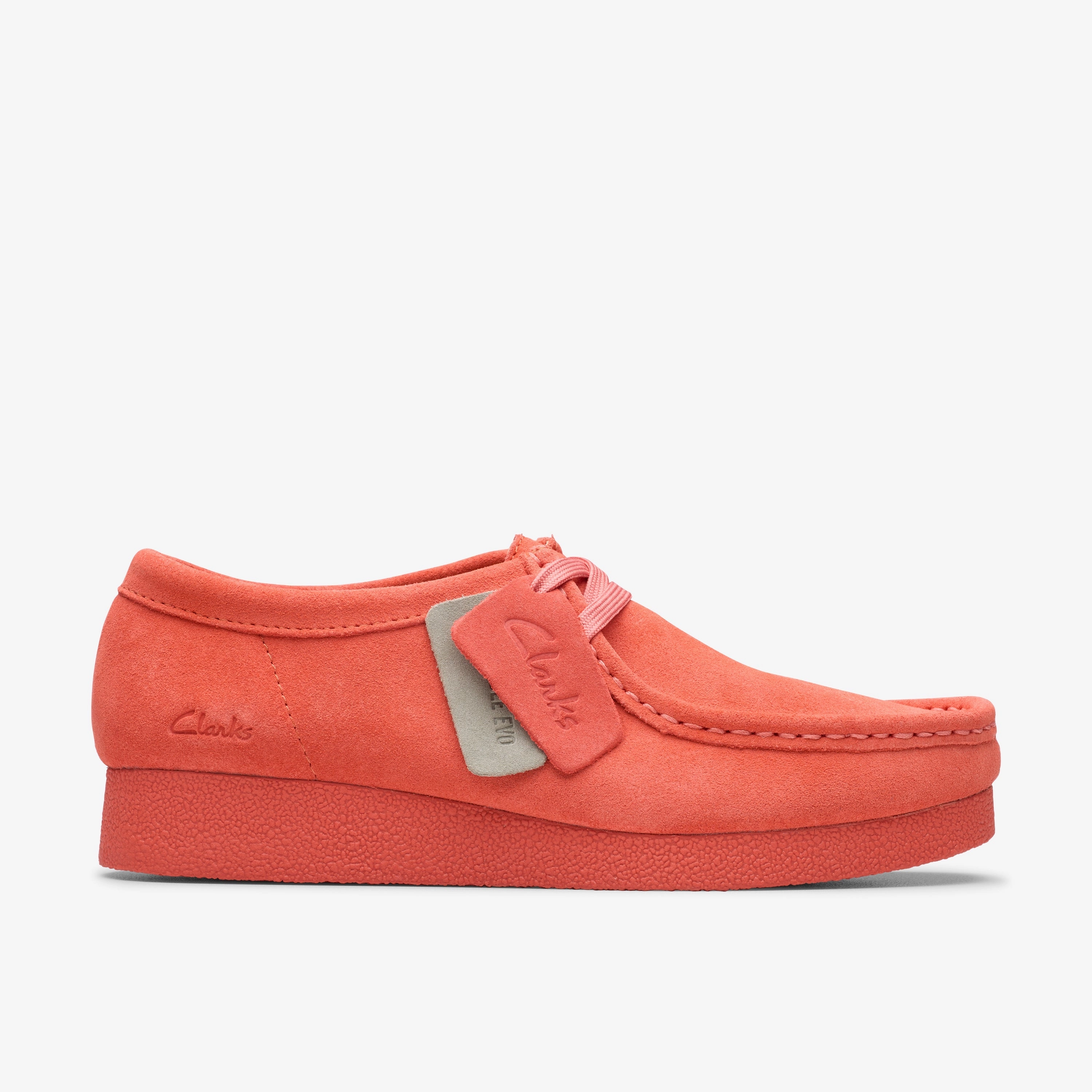 CLARKS | CASUAL SHOES | WOMEN | WALLABEEEVOSH CORAL SUEDE Casual Shoes Without Lace