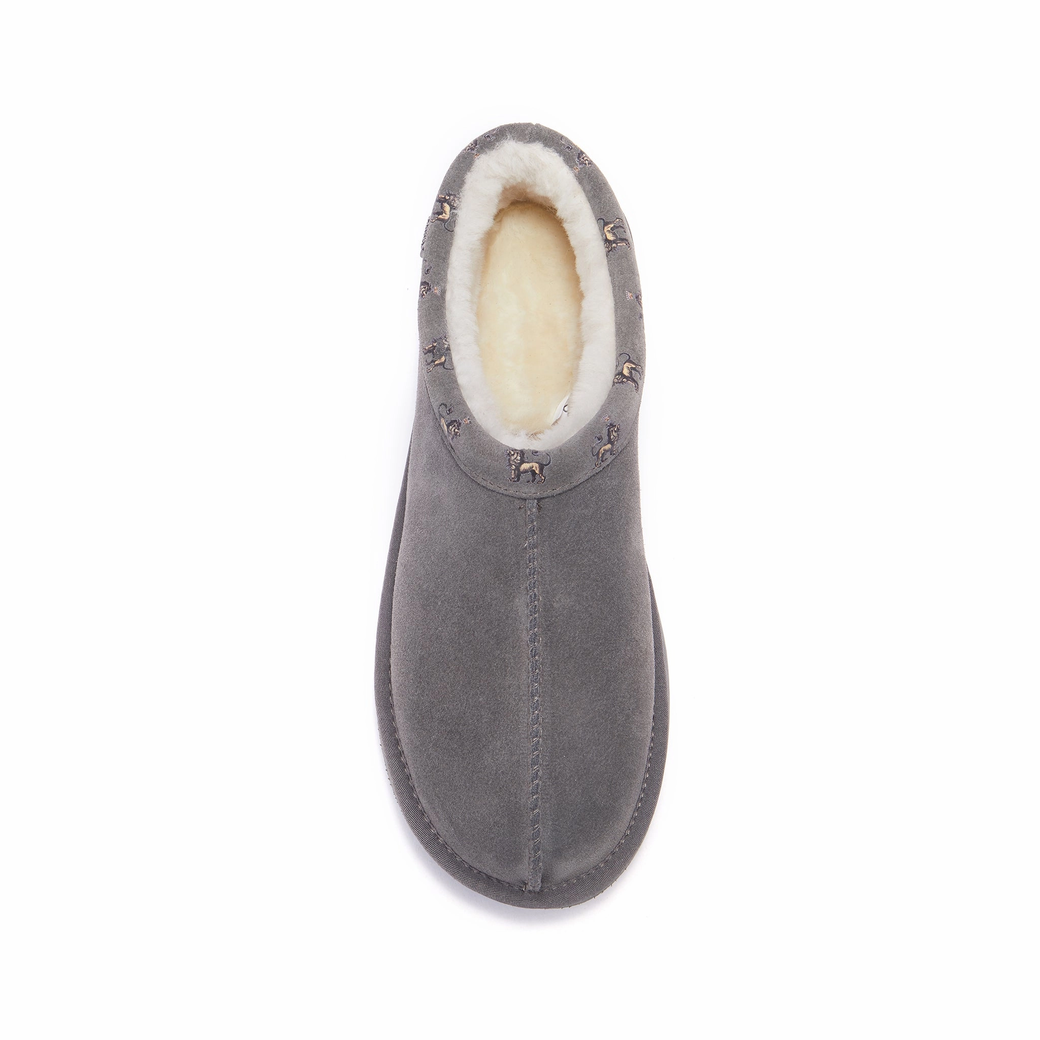 MENS OUTBACK GRAY Hecklefish Slippers
