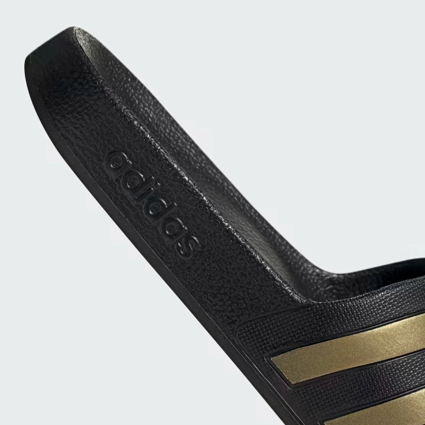Slip On Slip On Sneakers Slip Ons Slip On Slip-ons Wide Toe Box Slip On Men's Adidas Adilette Aqua Slides - Black/Gold