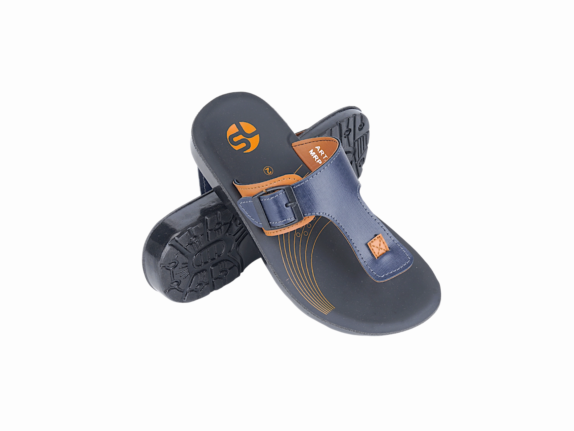 Kids all weather chappal 93053 (5-10 years) Flip Flops With Grip