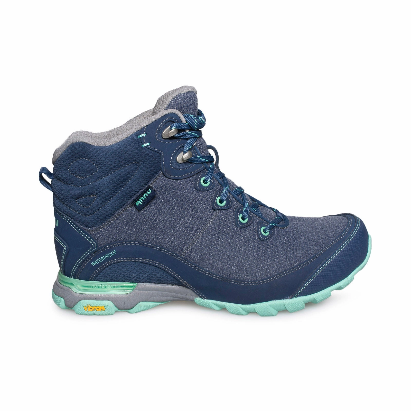 Hiking Boots With No Arch Support AHNU Sugarpine II Waterproof Insignia Blue Boots - Women's