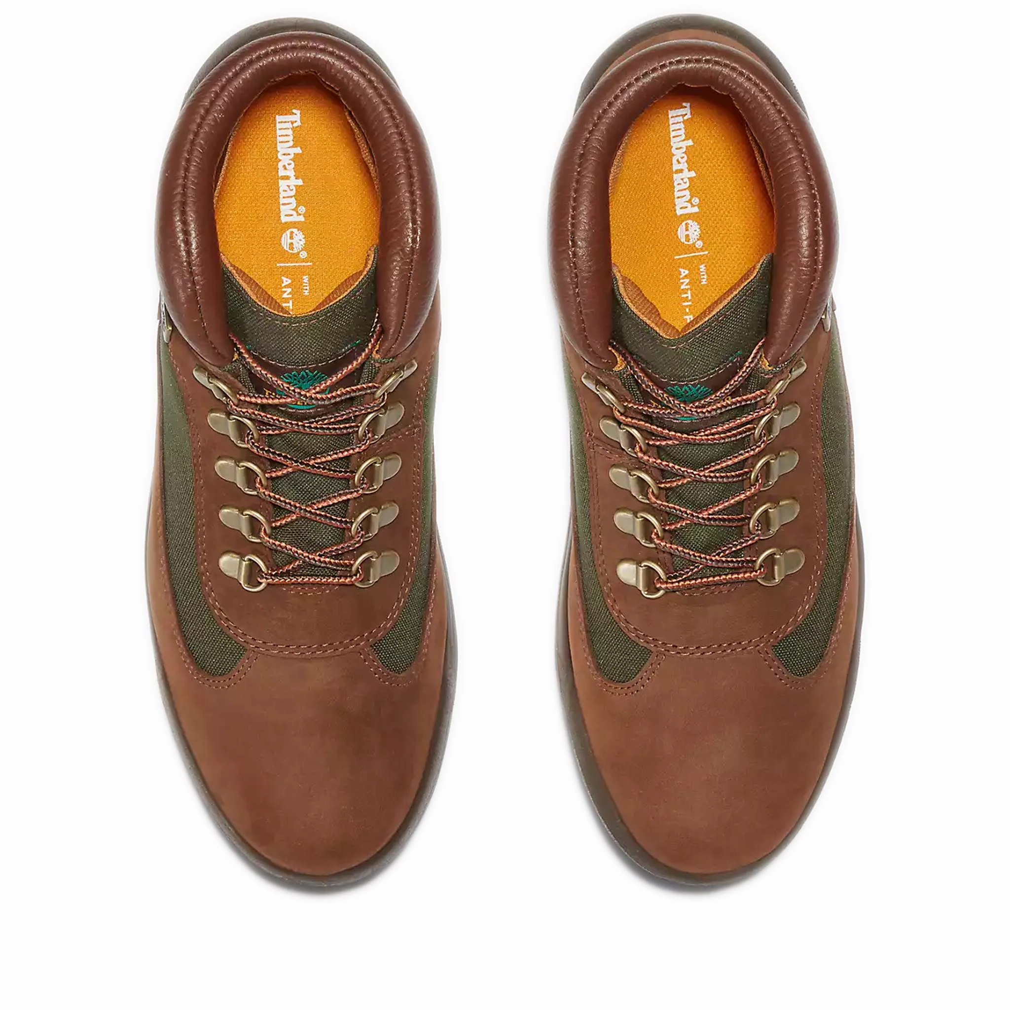 Fashion Orthopedic Shoes Men's Timberland Waterproof Field Boot - Dark Brown Nubuck