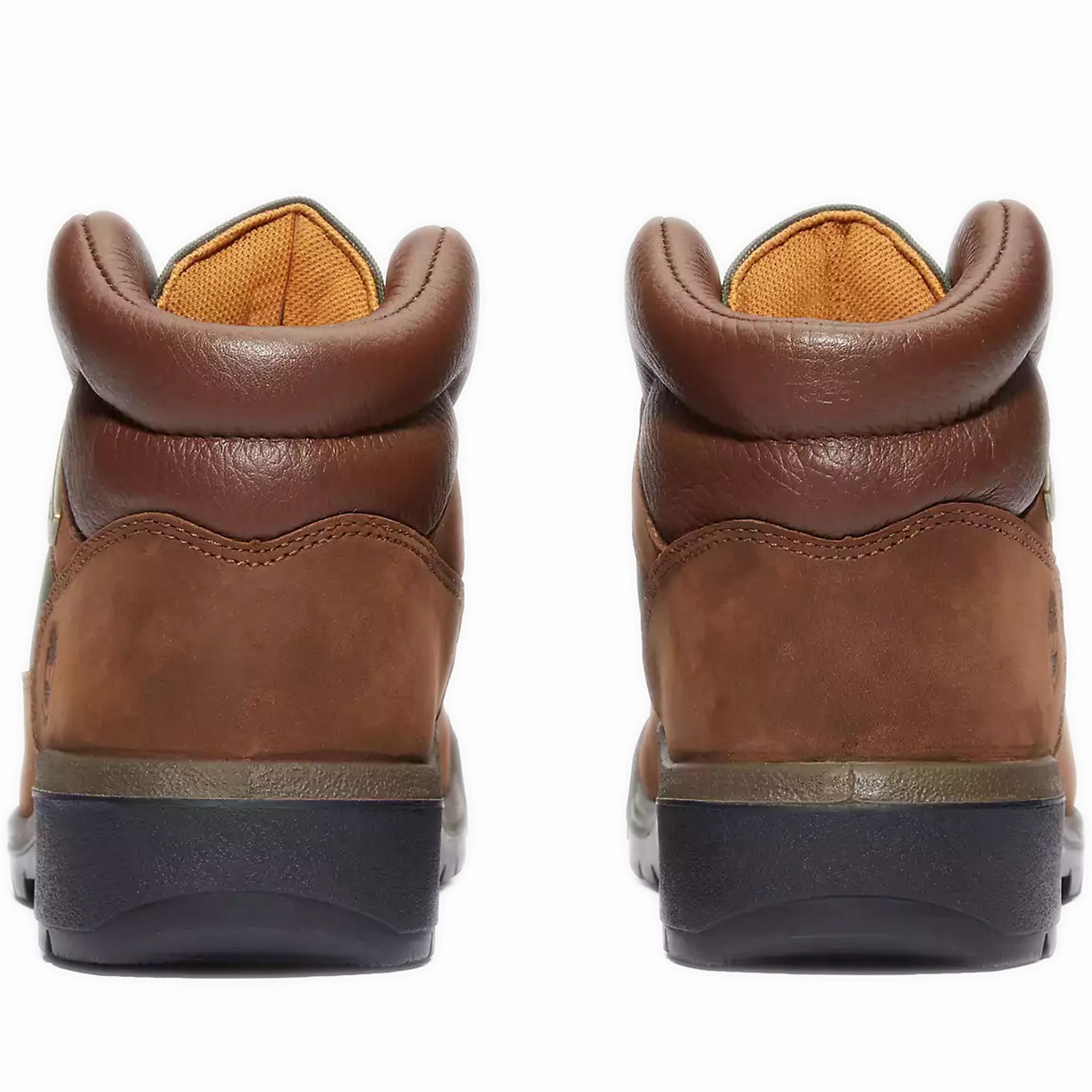 Men's Timberland Waterproof Field Boot - Dark Brown Nubuck Biker Waterproof Shoes