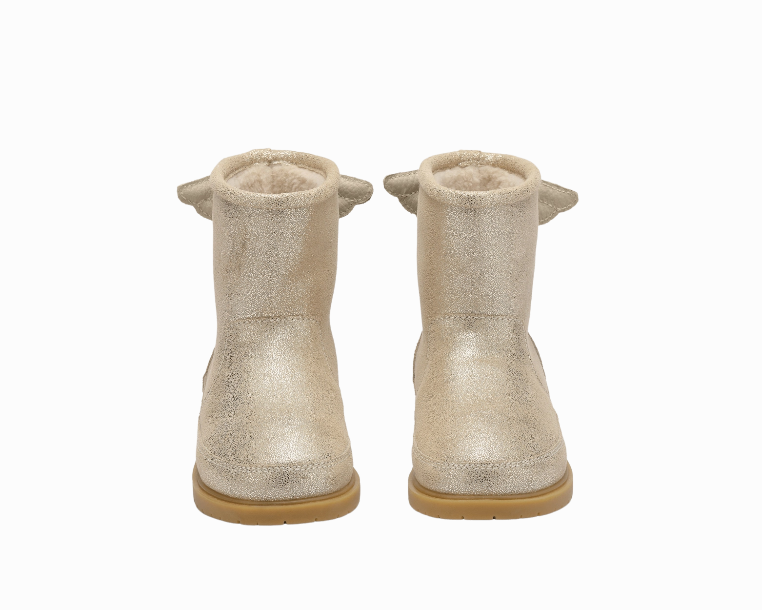 Angela Boots | Wings | Silver Metallic Leather Rattlesnake Skin Boots