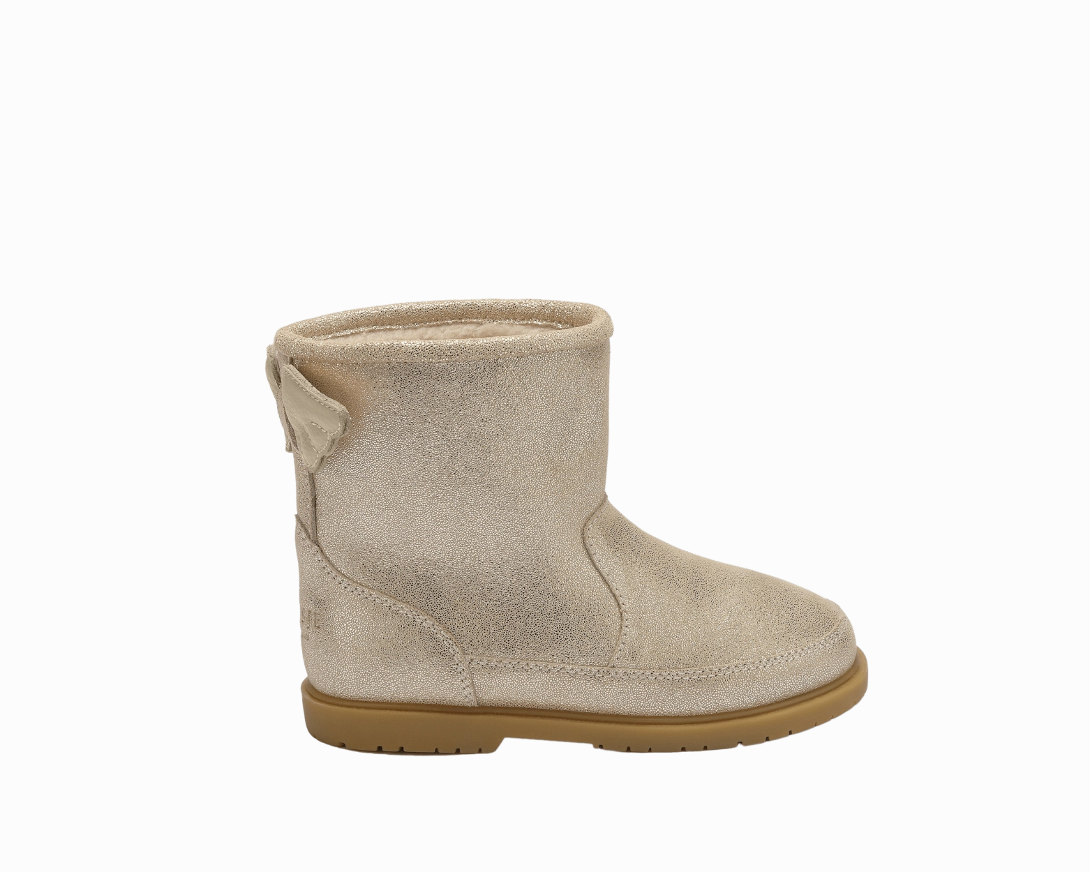 Low Cowboy Boots Angela Boots | Wings | Silver Metallic Leather