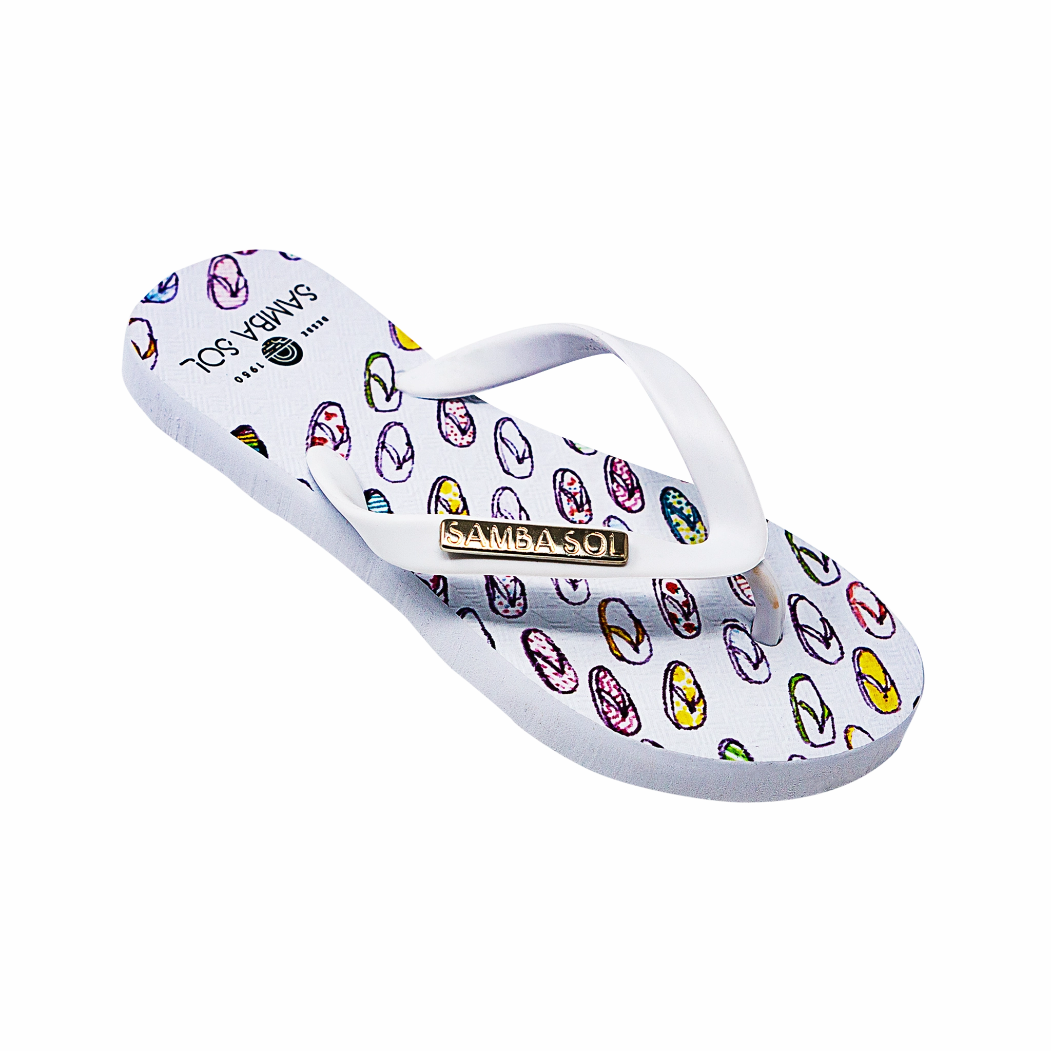 Flip-flops You Can Wear All Day Pain-free Samba Sol Kid's YoungArts Collection Flip Flops - Isabela Dos Santos