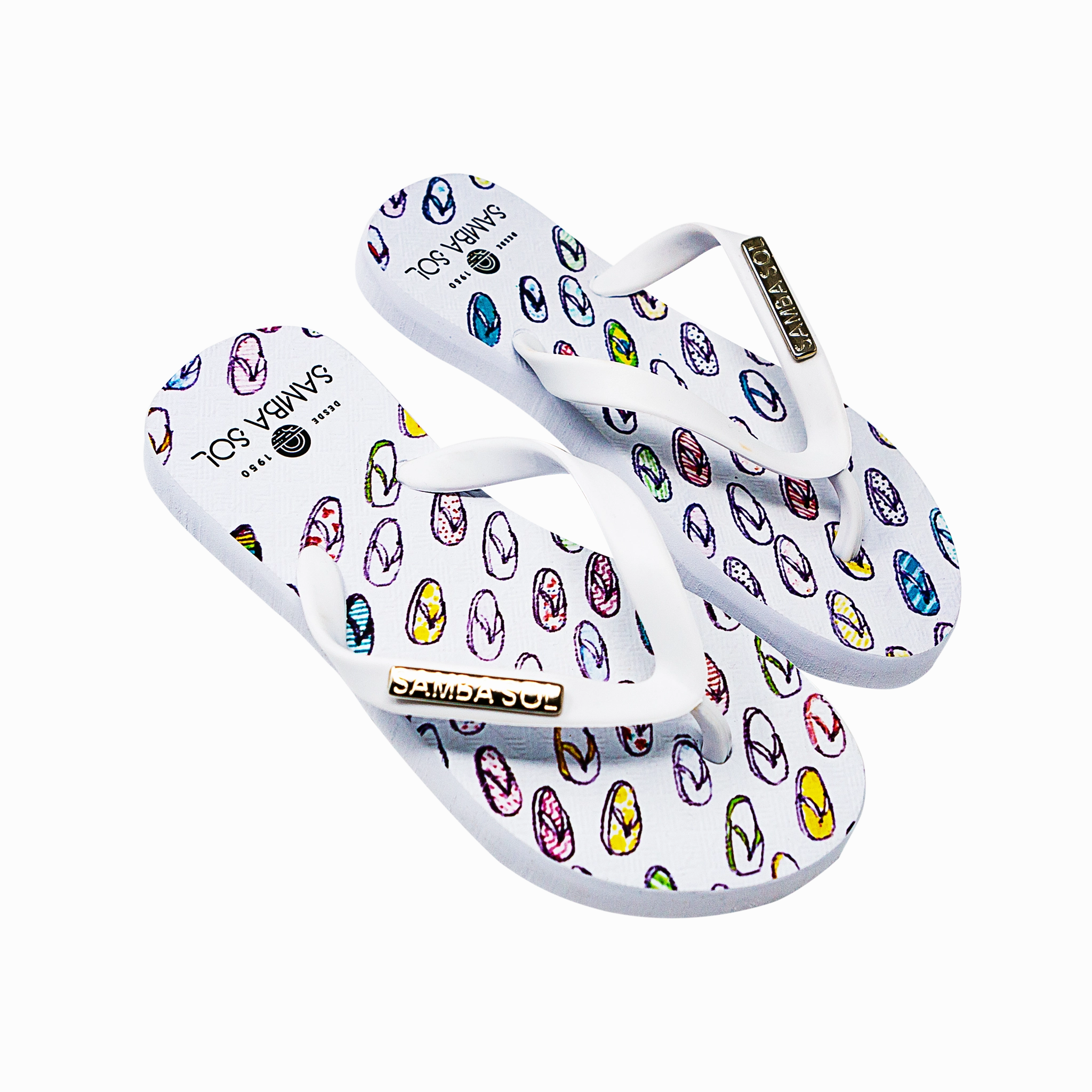 Samba Sol Kid's YoungArts Collection Flip Flops - Isabela Dos Santos Flip Flops In Myrtle Beach
