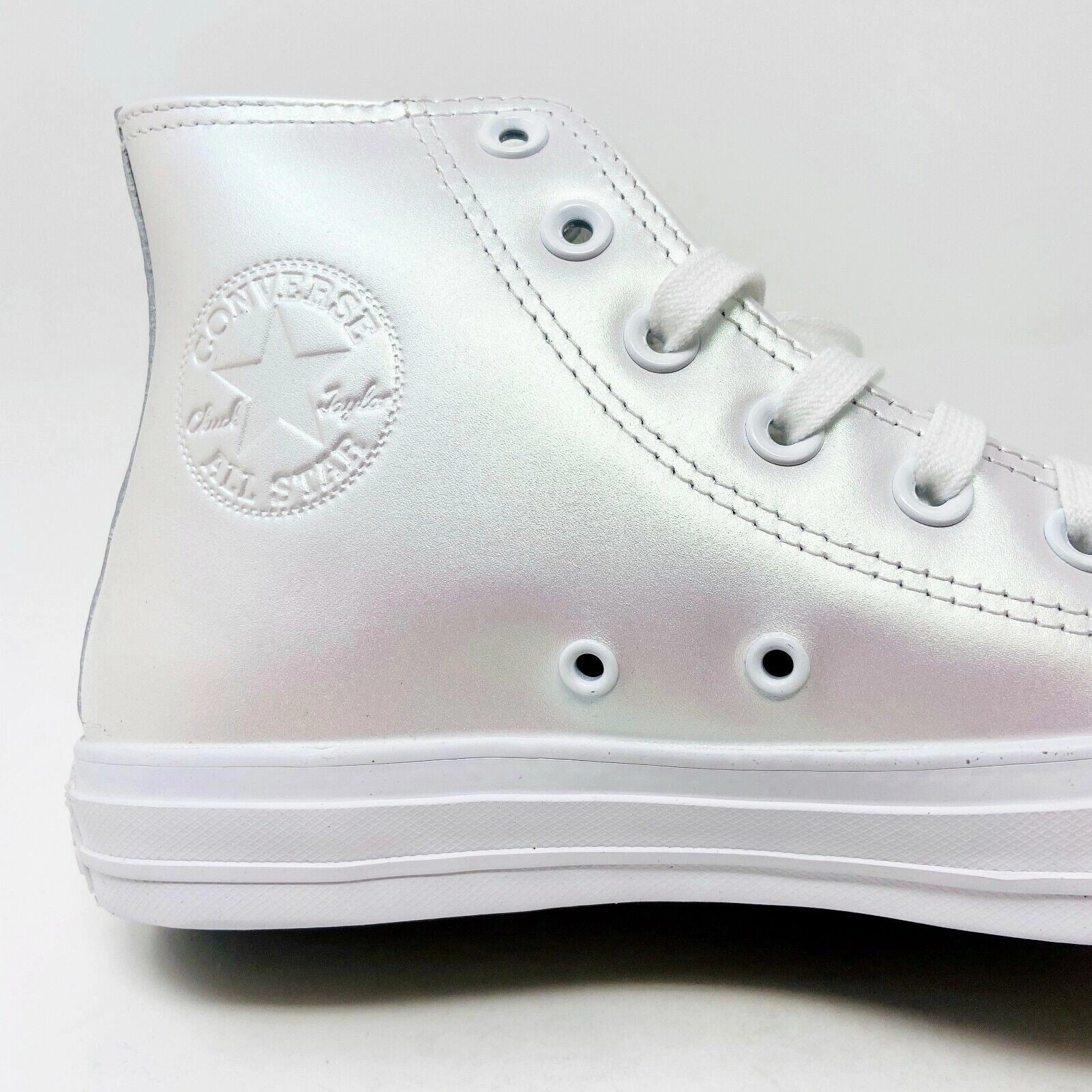 High Heels Mint Converse Chuck Taylor All Star Hi White Iridescent Womens Casual Shoes 566094C