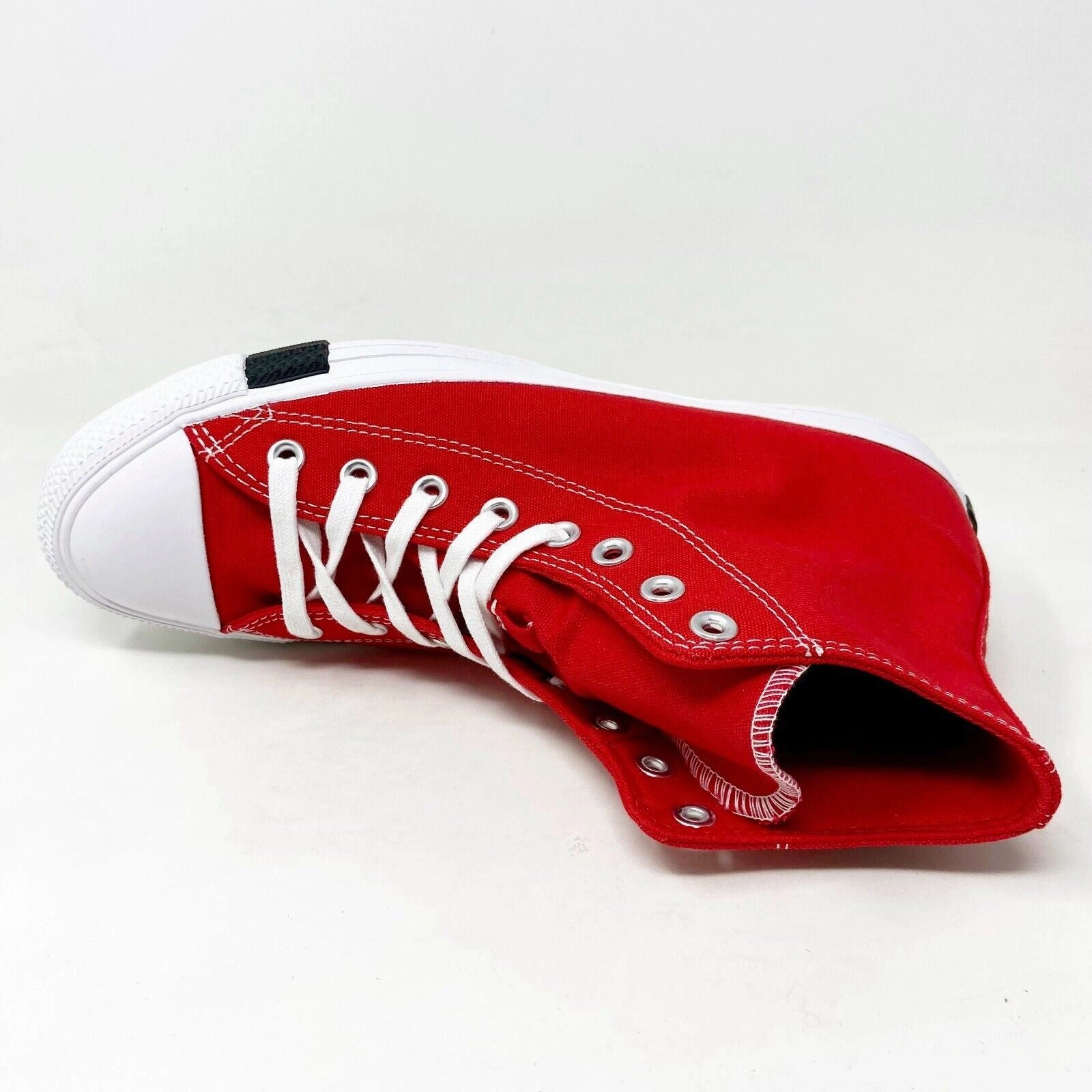 Gamma Force Casual Shoe Converse CTAS Hi Logo Play University Red Black Mens Casual Shoes 166736C