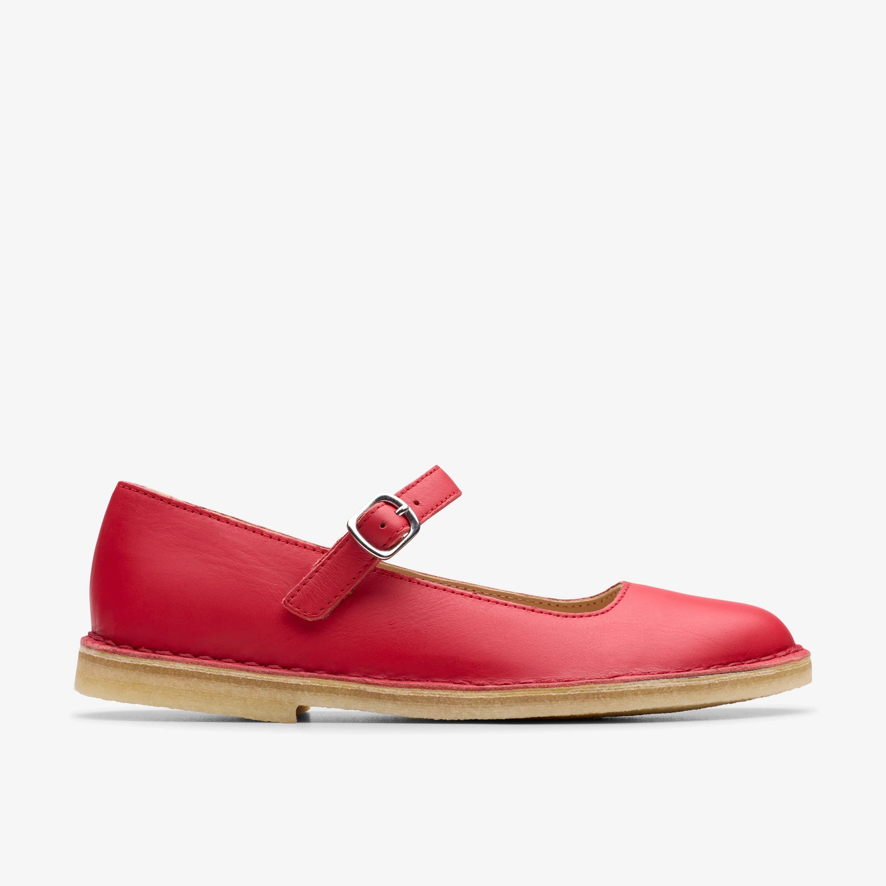 CLARKS | CASUAL SHOES | WOMEN | DESERT JANE RED LEATHER Best Casual Shoes Under 200