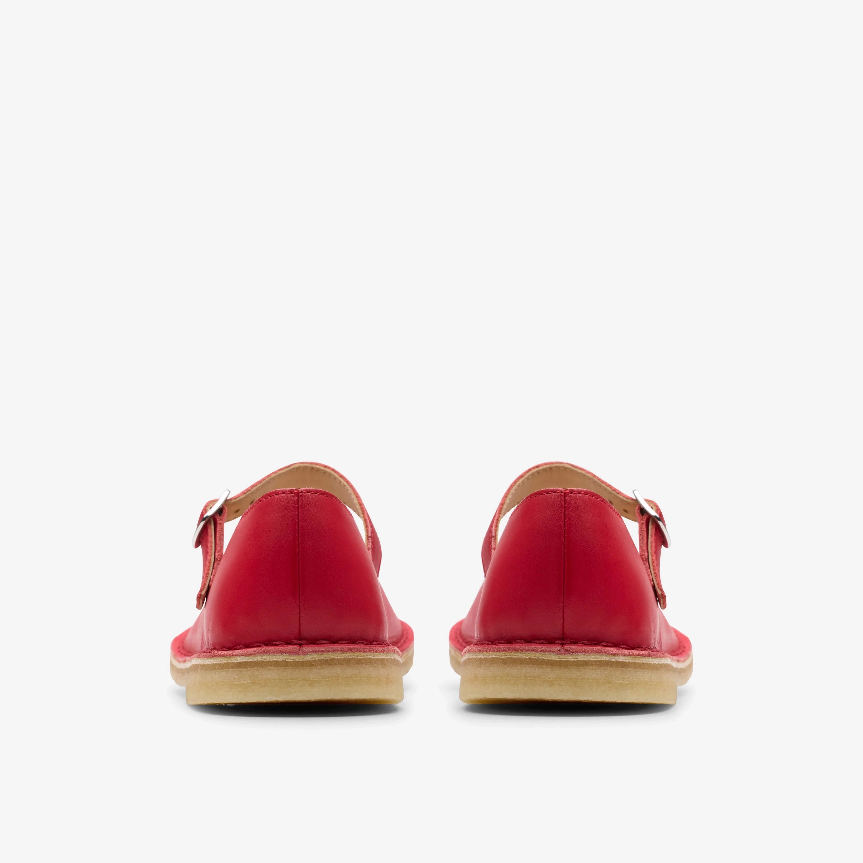 Dress Shoes For Business Casual CLARKS | CASUAL SHOES | WOMEN | DESERT JANE RED LEATHER