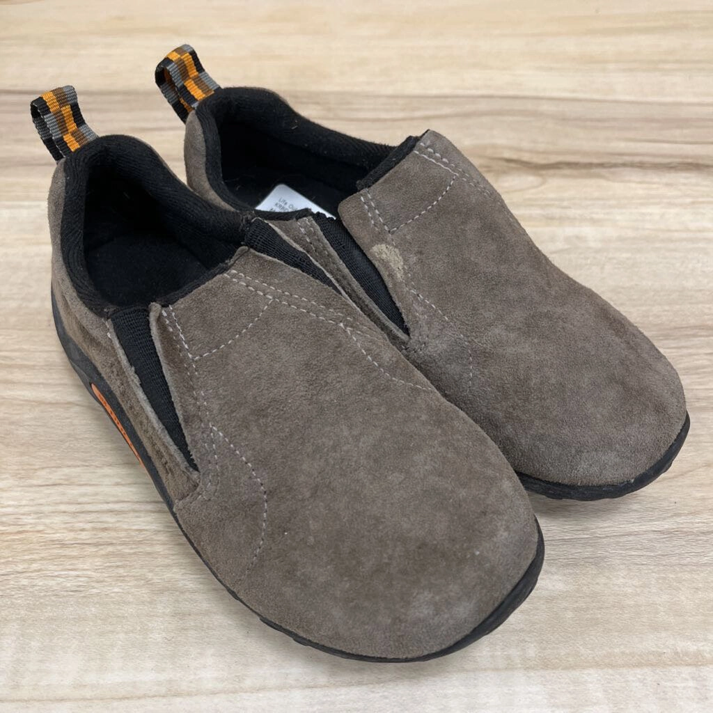 Boots Fashion Merrell - Kids' Suede Jungle Moc - MSRP $80: Brown/Black-children-13.5