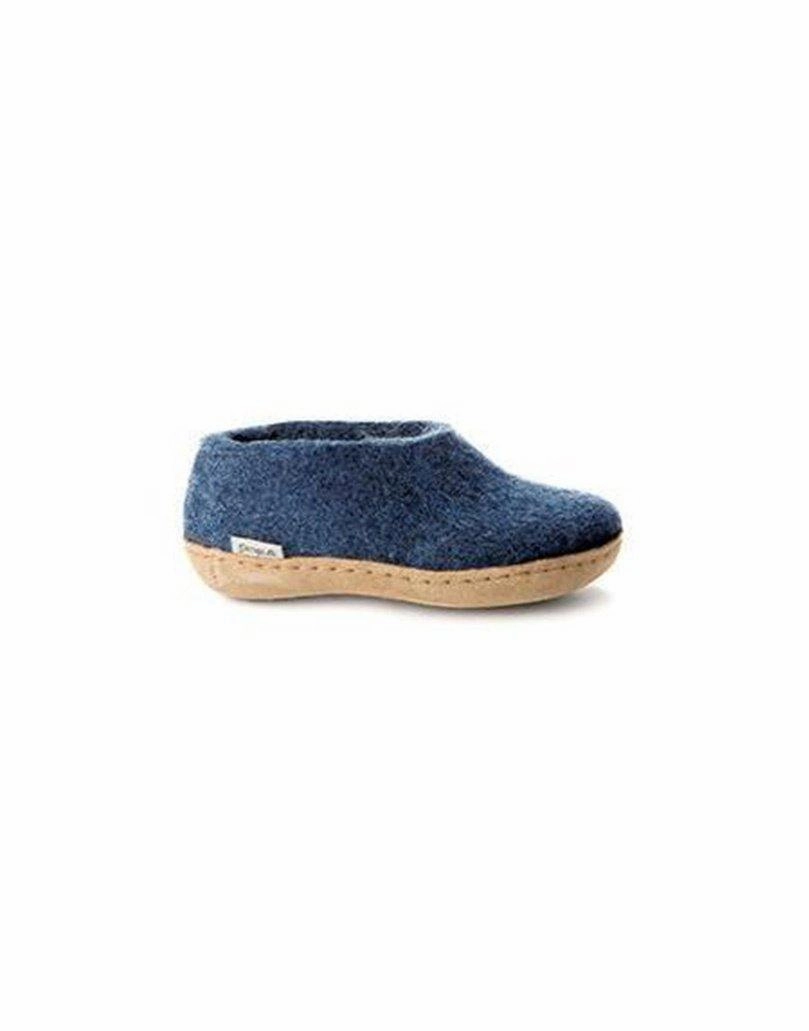 Sidekicks Slippers Glerups Slipper Shoes Junior | Leather Sole