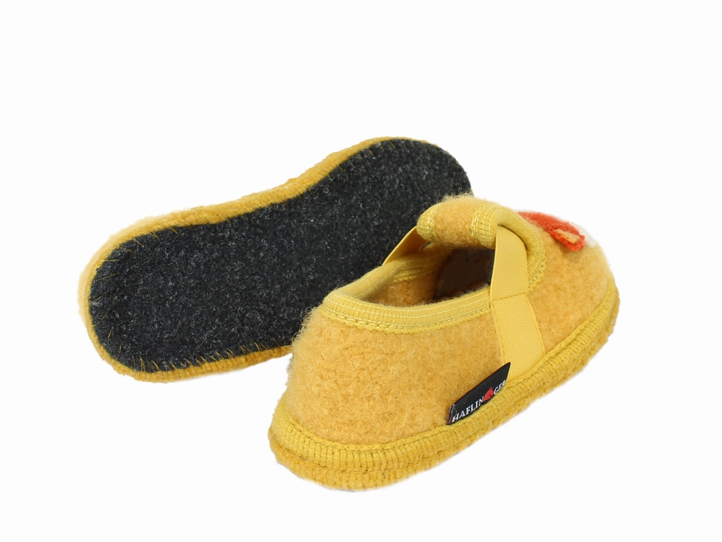 Haflinger Children's slippers Pets Yellow High Heel Bedroom Slippers