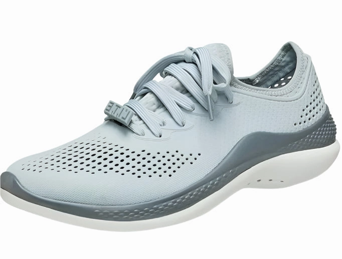 Crocs LiteRide 360 Pacer Mens Sneakers  Light Gray/Slate Grey Casual Wide