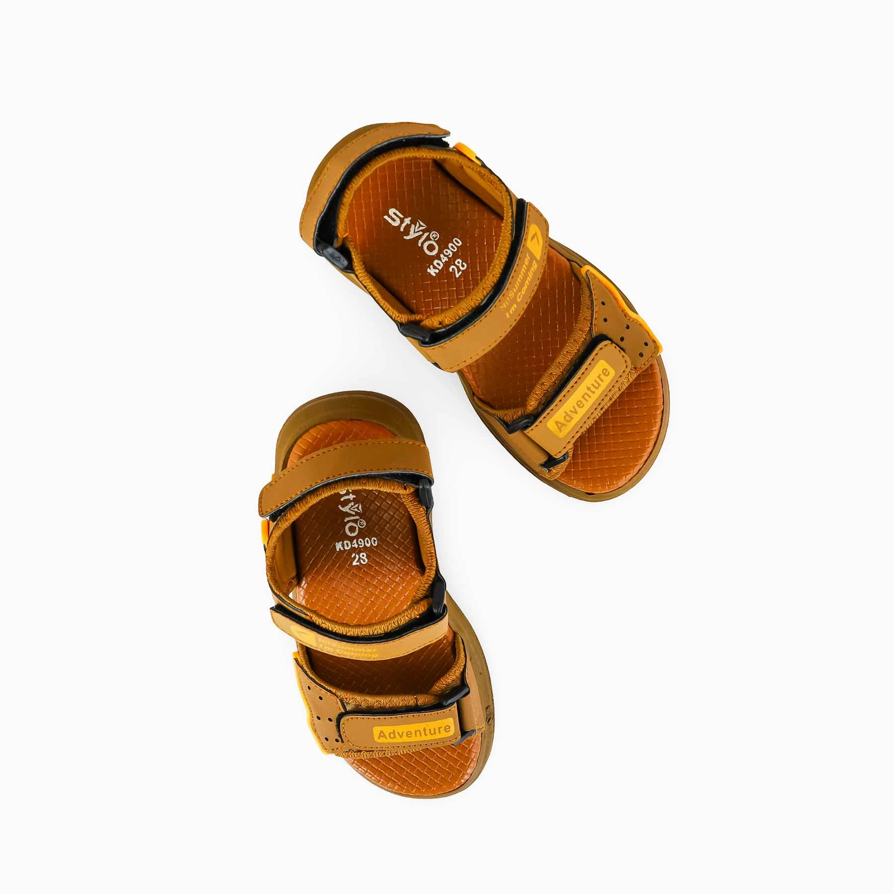 Platform Denim Sandals Boys Brown Casual Sandal KD4900