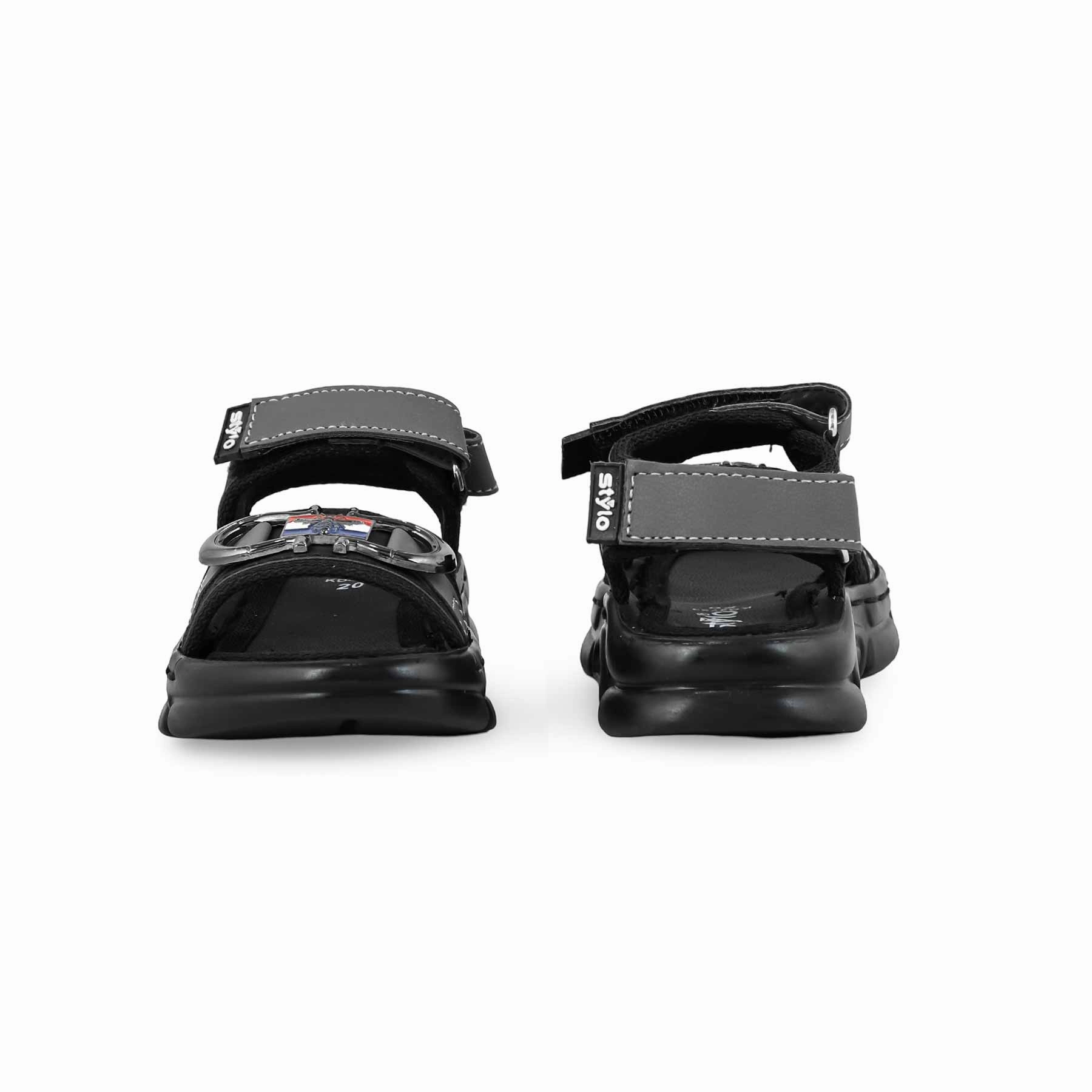 Sandals And Slides Boys Grey Formal Sandal KD4783