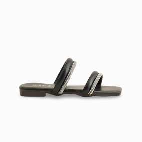 Girls Black Formal Slipper KD5541 Trendy Slippers