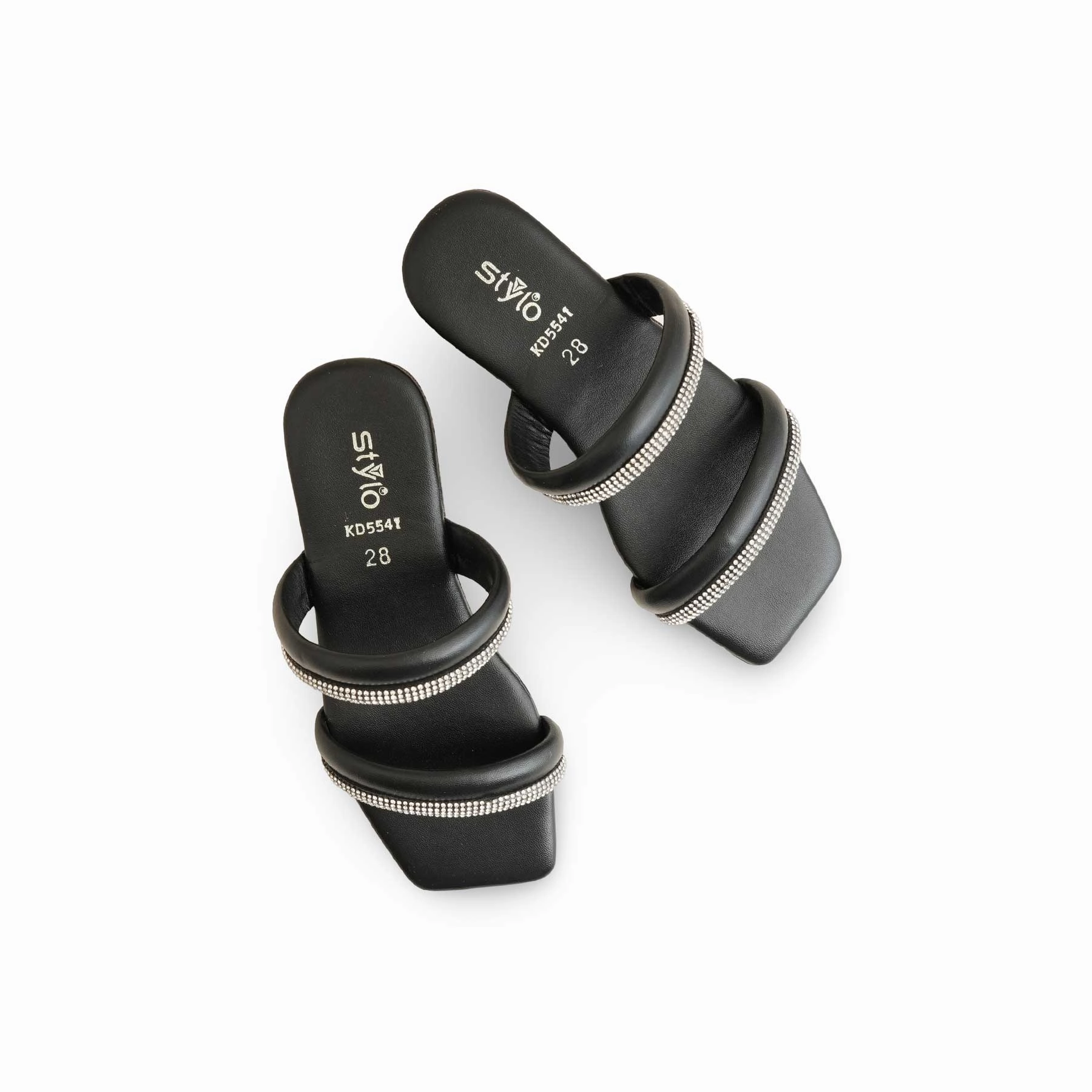 Beauty Supply Slippers Girls Black Formal Slipper KD5541