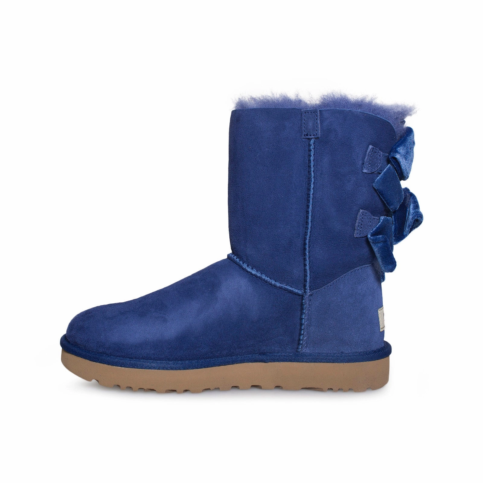 Tabis Boots UGG Bailey bow II Velvet Ribbon Sky Blue Boots