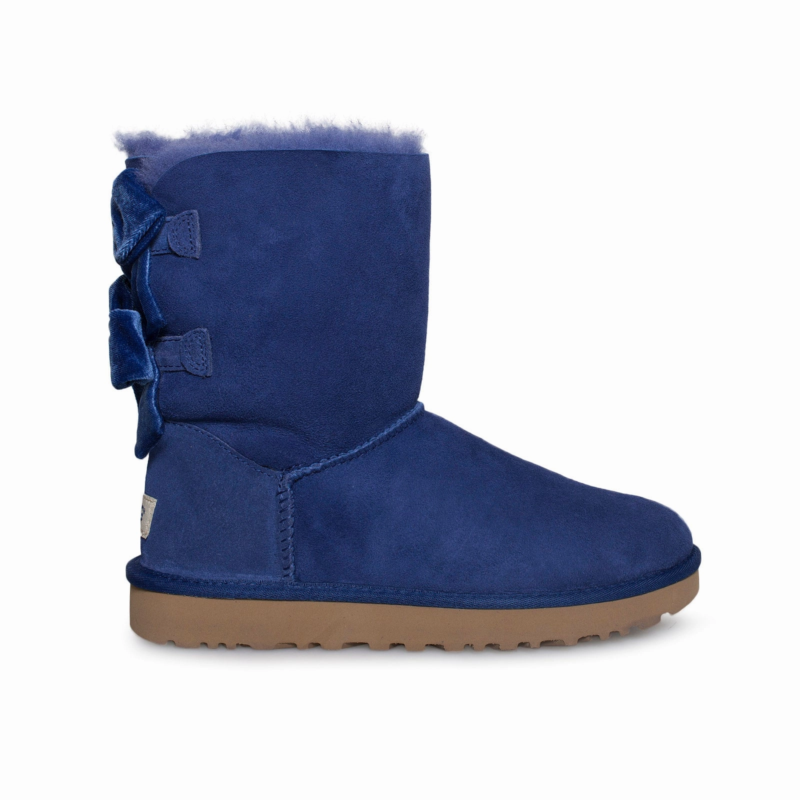 Wellingtons Boots UGG Bailey bow II Velvet Ribbon Sky Blue Boots
