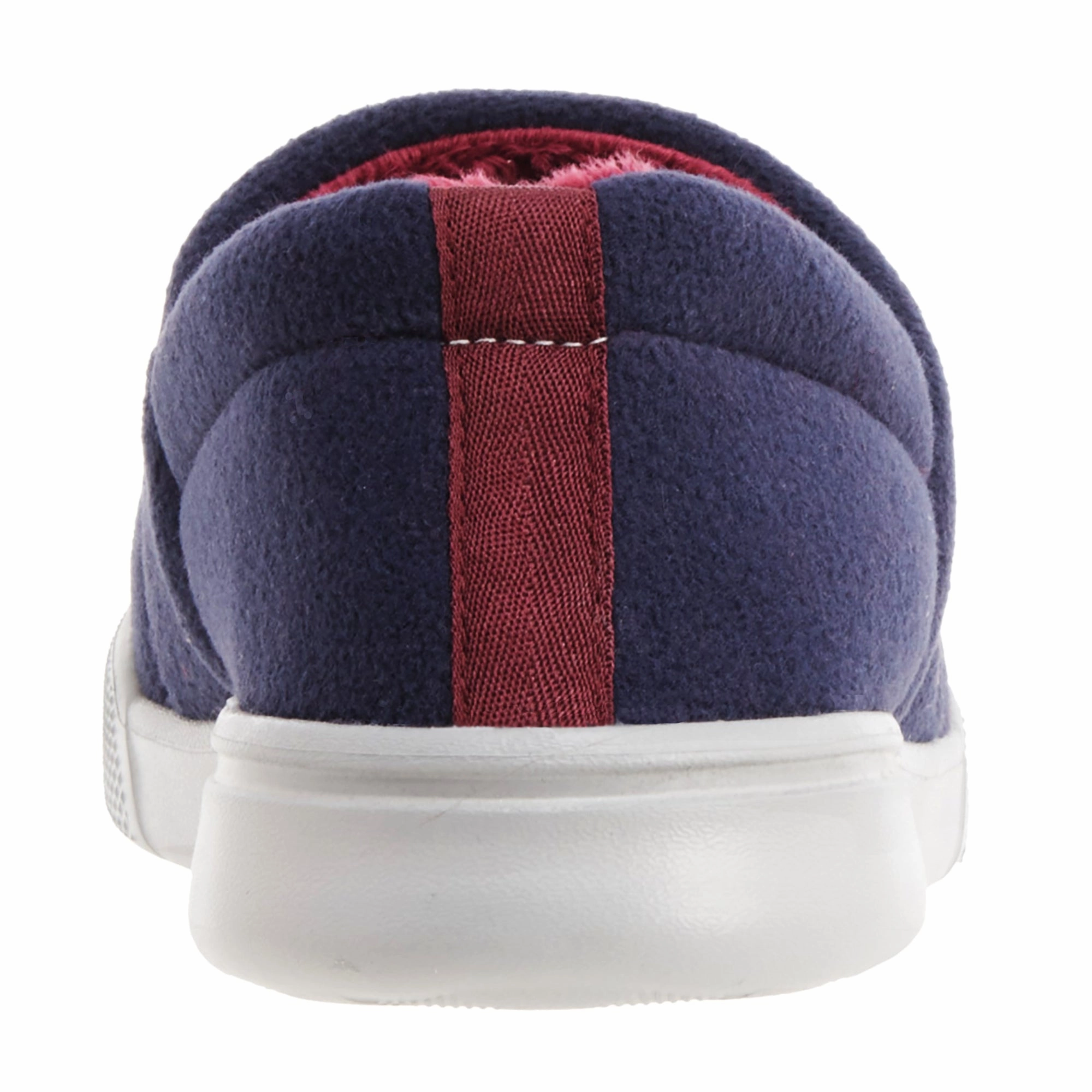 Dorothy's Slippers Dearfoams Men's Ace Faux Fur Lining Plush Memory Foam Indoor Outdoor Closed-Back Slippers