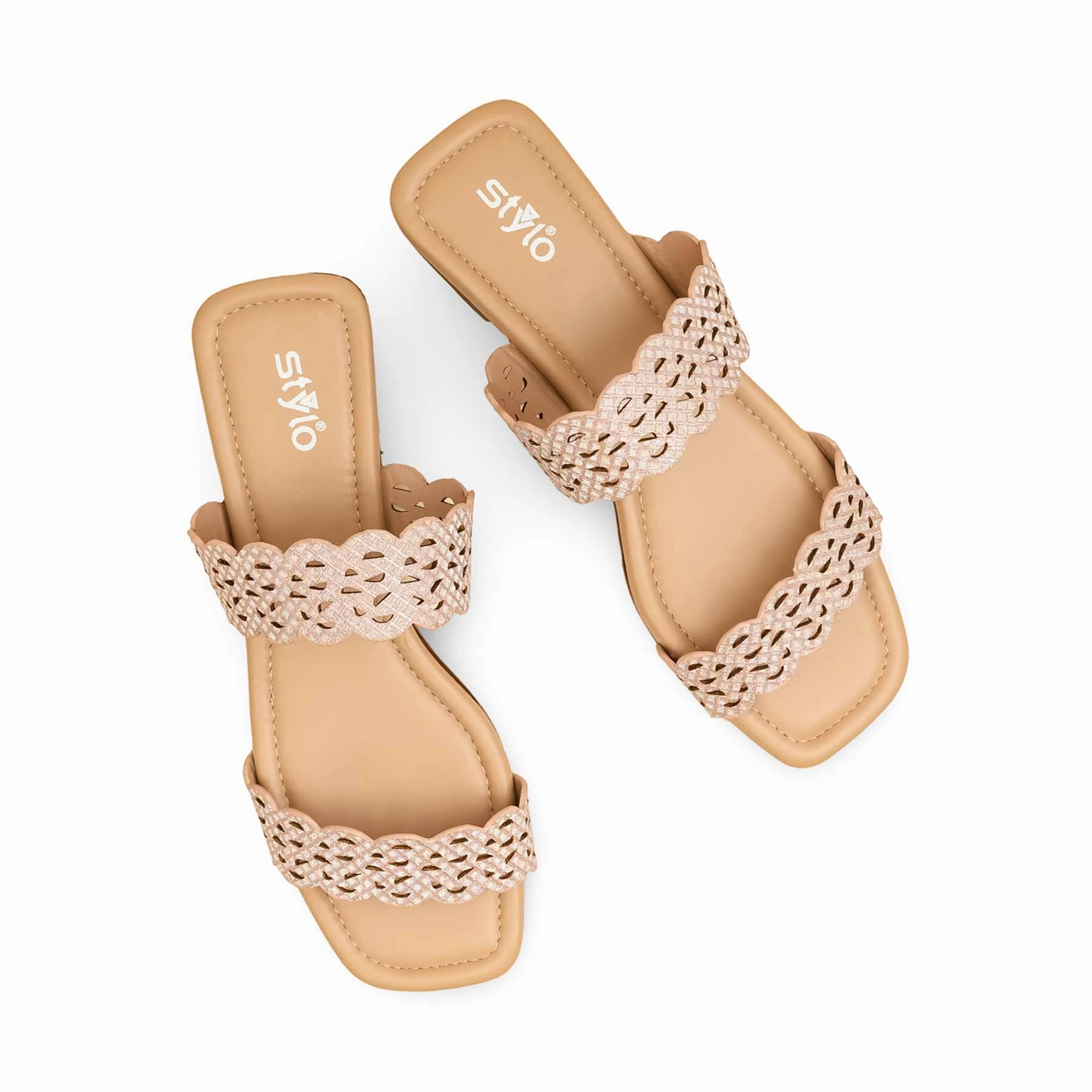 Pink Formal Slipper For Women FRS010 Japanese Slippers Wooden