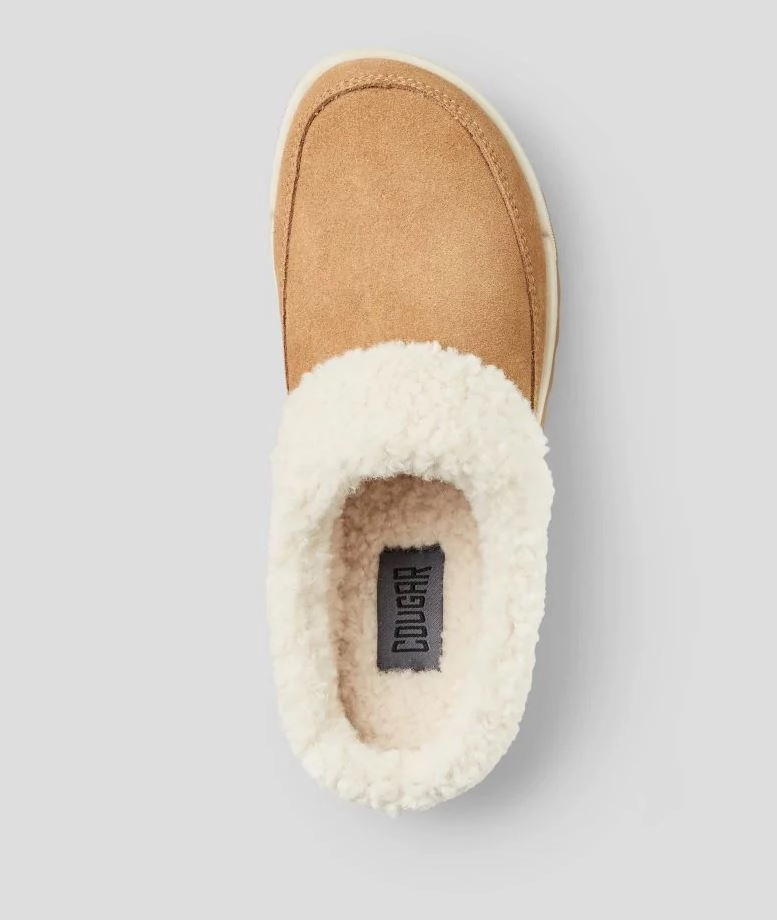 Cougar Liliana Suede Mule Goth Slippers