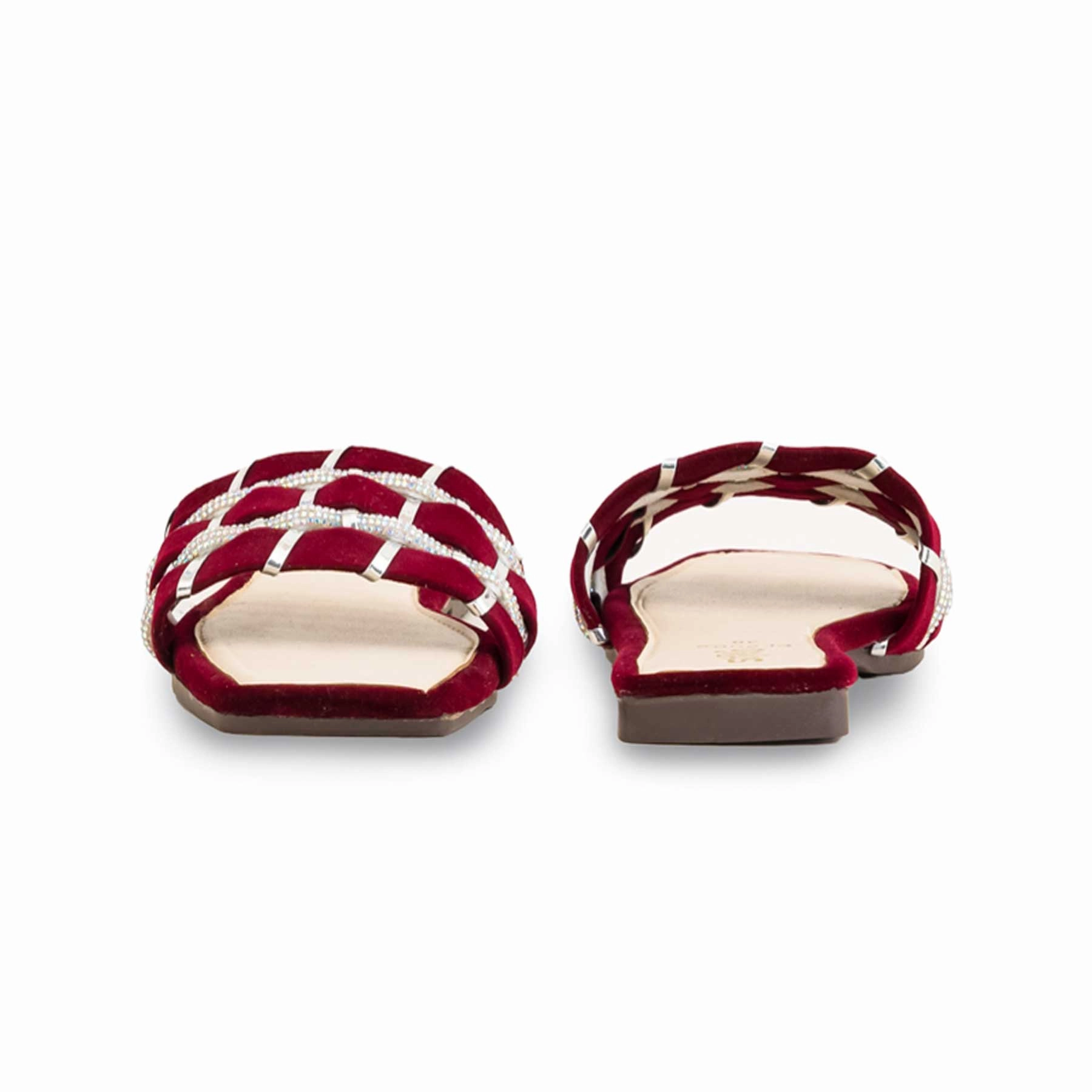 Maroon Casual Women Slipper CL2002 Casual Shoes For Cold Weather