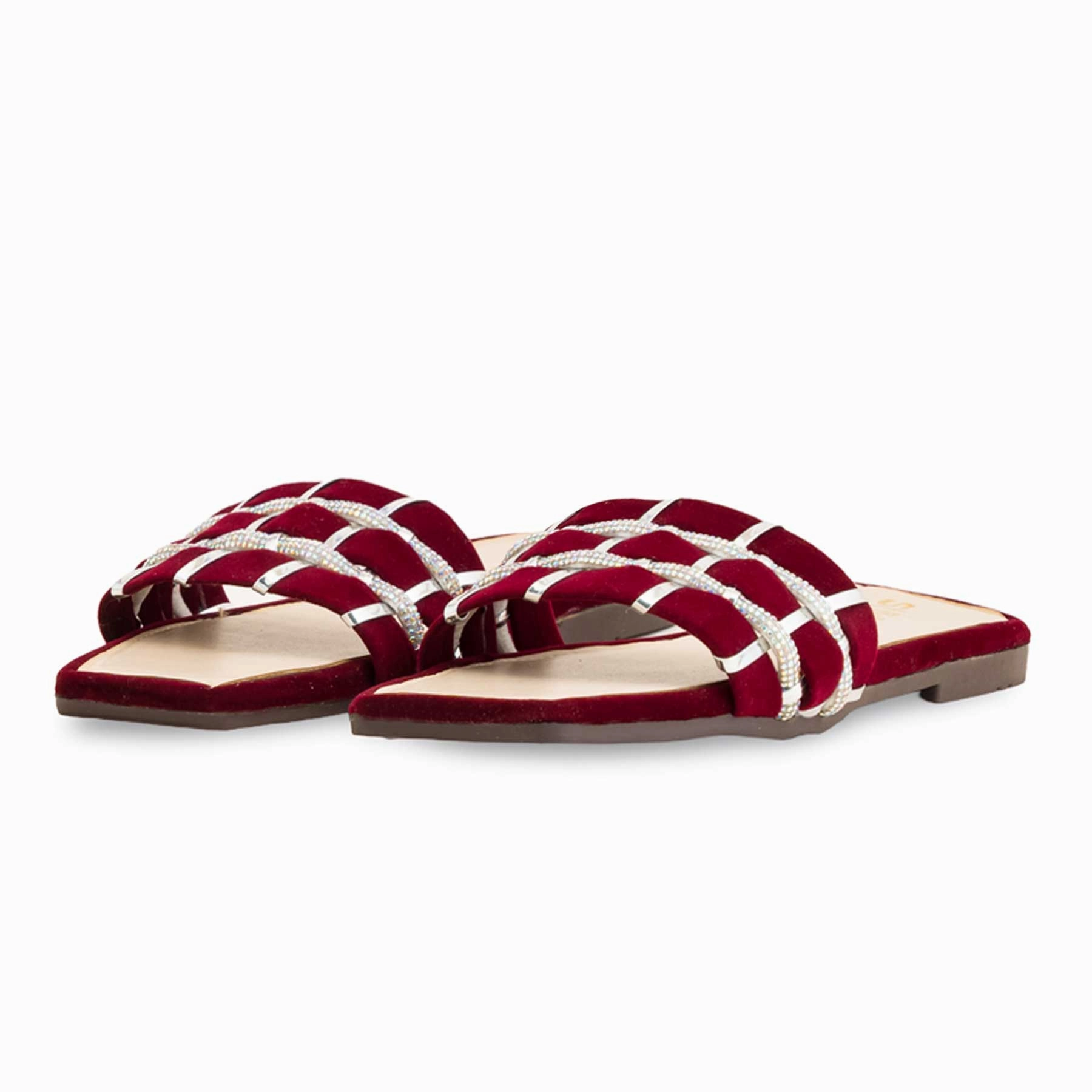 Ecco Business Casual Shoes Maroon Casual Women Slipper CL2002