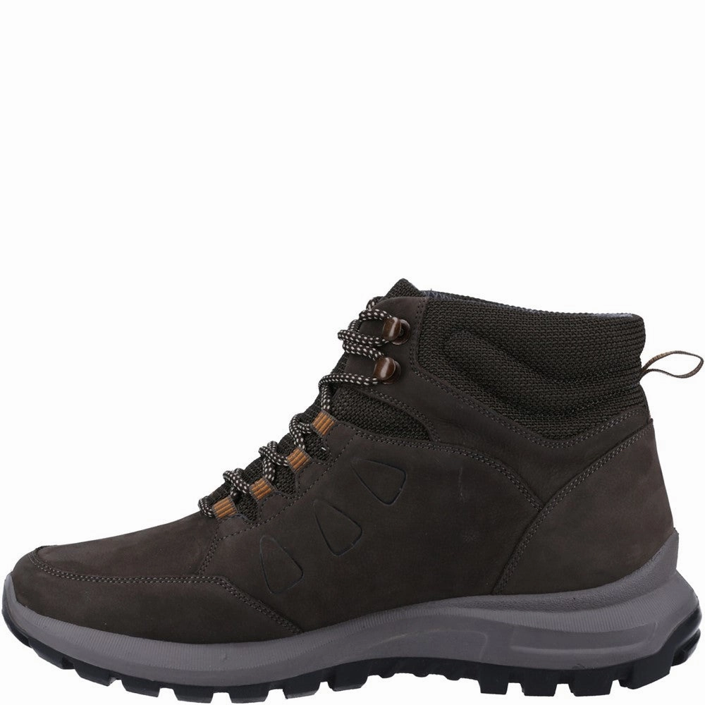 Dixton Boots Dark Brown Martens Flower Boots