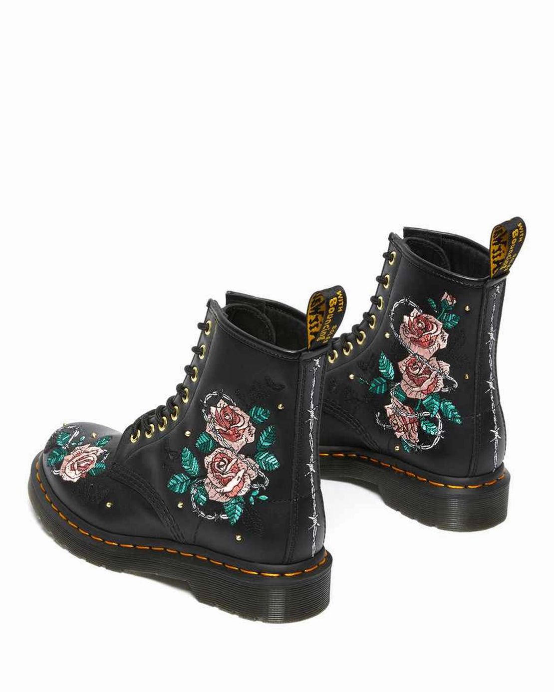 DR.MARTENS 1460 Vonda Floral Women | Black Nappa (26980001) Twister Boots