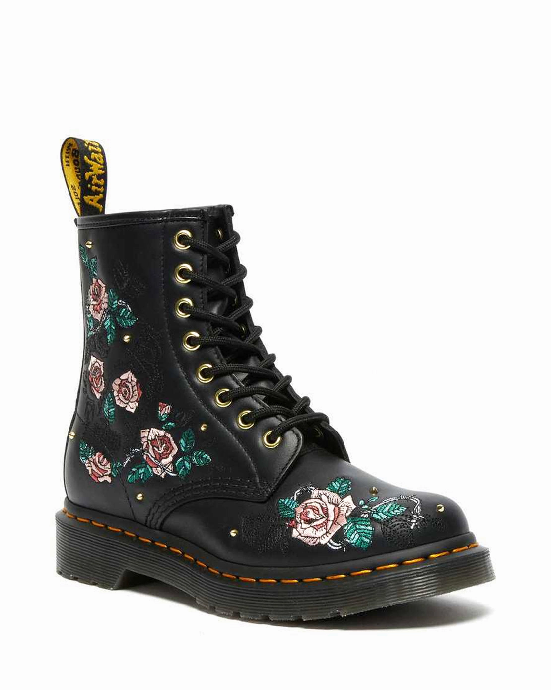DR.MARTENS 1460 Vonda Floral Women | Black Nappa (26980001) Moonshine Spirit Boots
