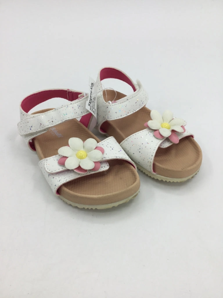 Dr. Scholl's Kids Child Size 9 Toddler White Sandals/Flip Flops World's Most Comfortable Flip Flops