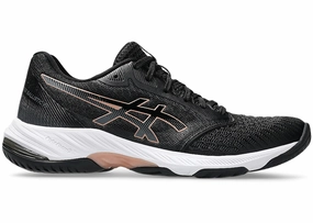 Asics Gel-nimbus 27 Running Shoes Review ASICS Netburner Ballistic FF 3 Black Rose Gold (Women's)