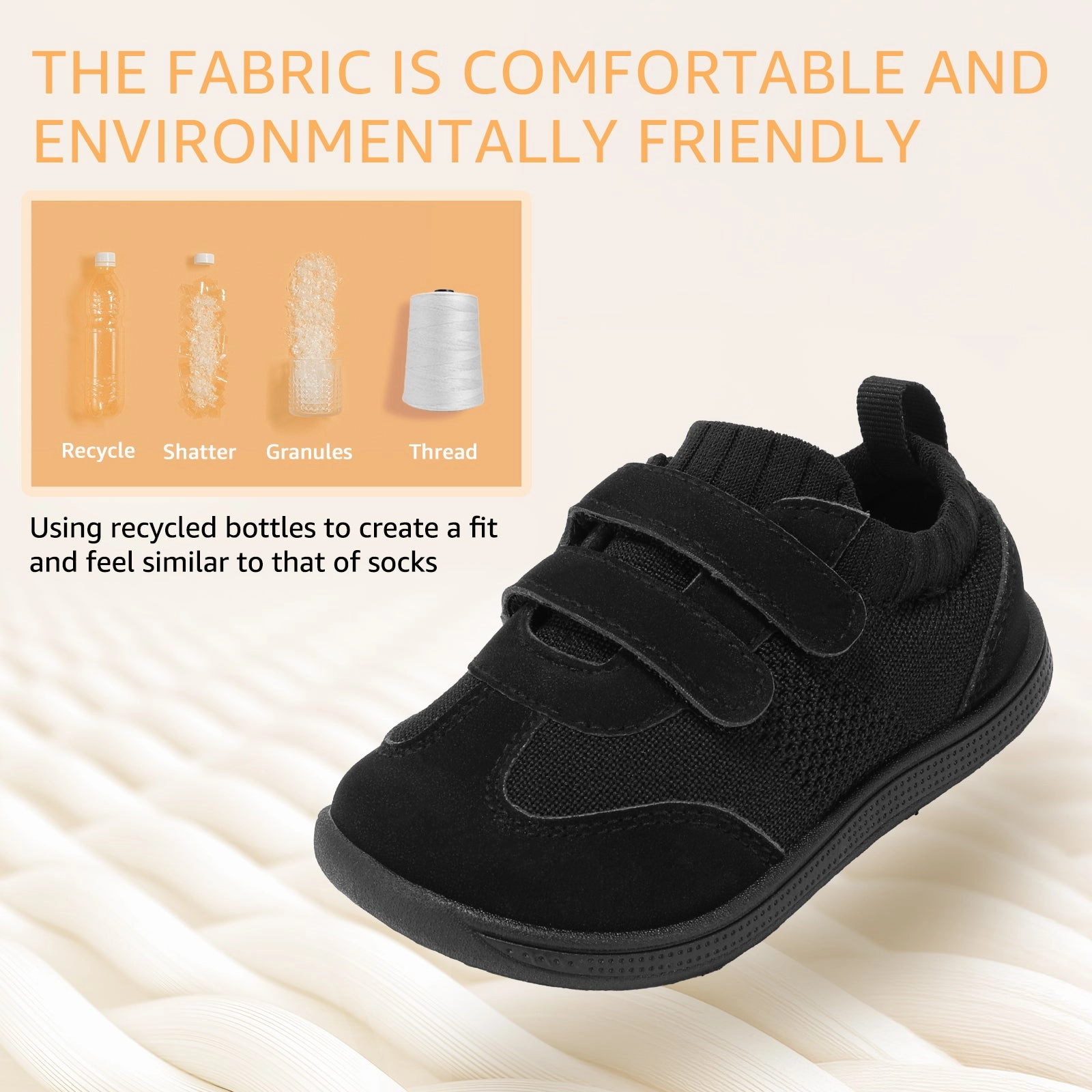 Toddler Wide Toe Box Barefoot Shoes Boys Girls Sneaker Tennis Sneakers Breathable Non-Slip First Walking Shoe School Activities