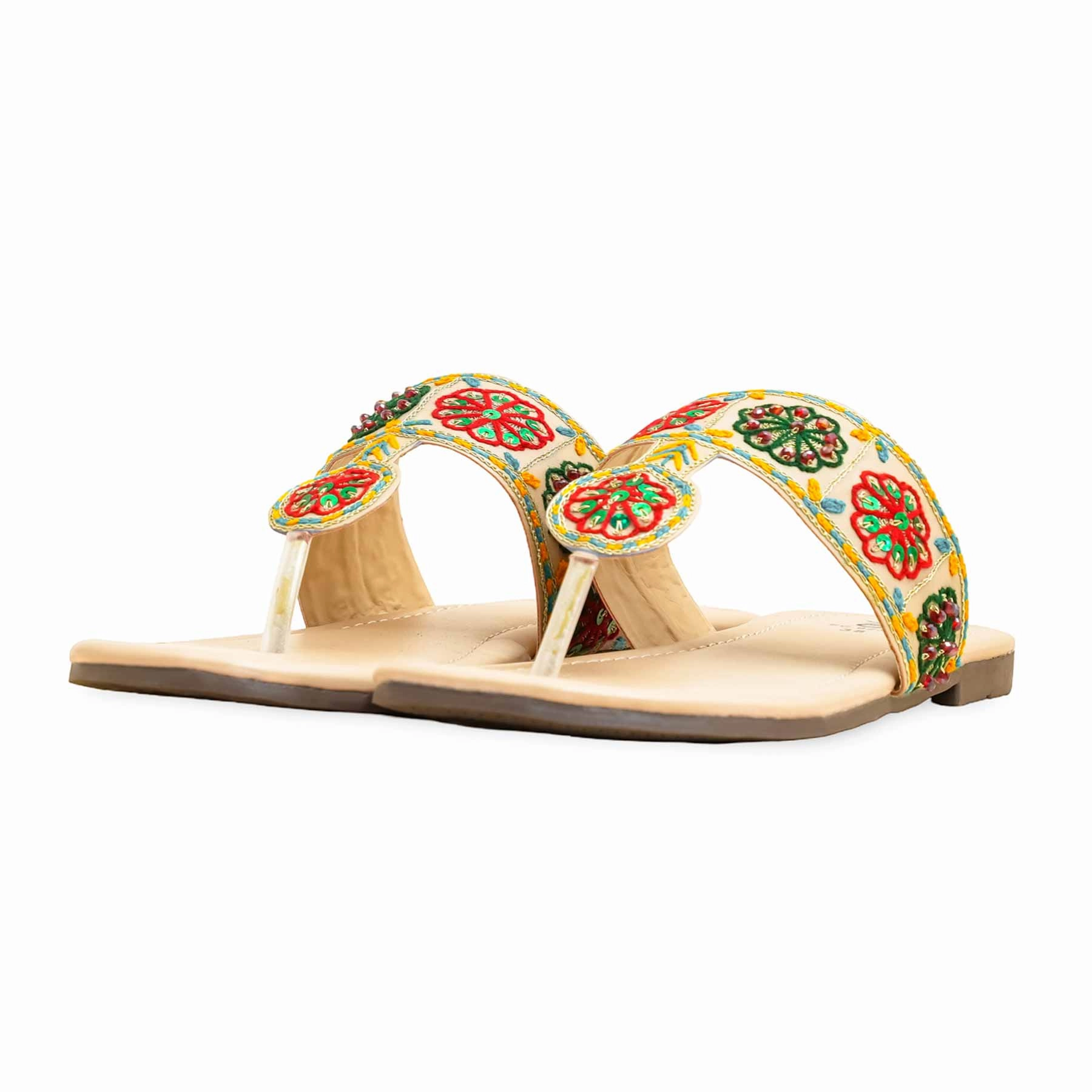 Soda Shoes Flats Fawn Formal Women Chappal EC0235