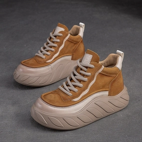 Air Metal Max Casual Shoes Women Minimalist Fashion Leather Thick Soled Casual Shoes