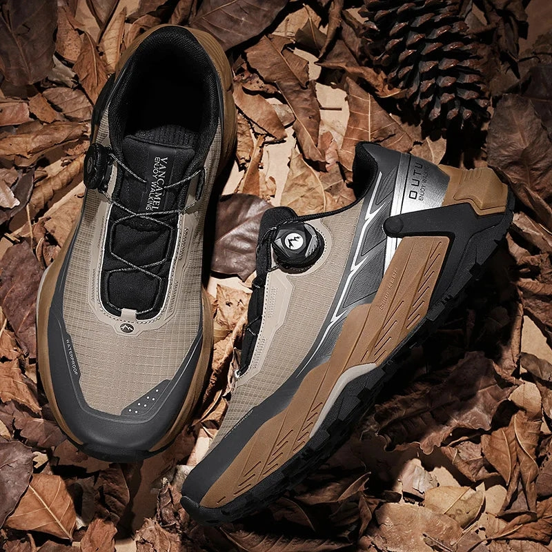 New Hiking Shoes for Men Mountain Mens Sneakers Waterproof Camping Trekking Boots Climbing Sport Anti slip Man Tactical Shoes Waterproof Cycling Trousers With Shoe Cover