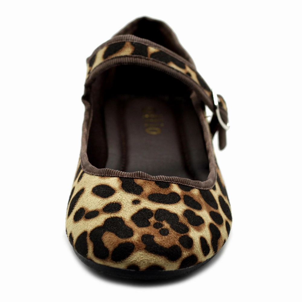 Feet Hurt After Wearing Flat Shoes Ollio Women's Shoes Velvet or Faux Suede Mary Jane Ballet Flat ZY00F56