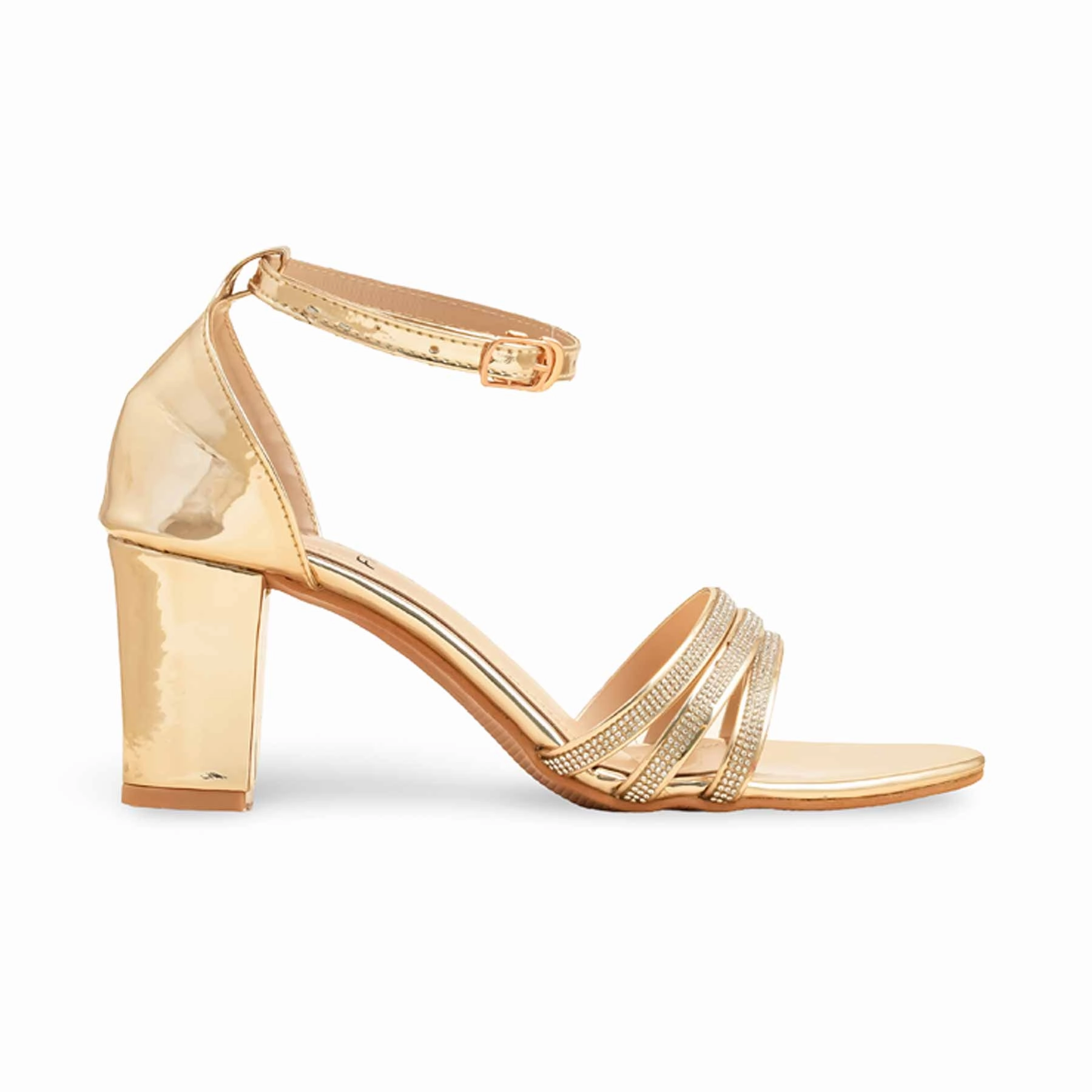 Golden Fancy Sandal For Women FN6209 Sandals Stylish