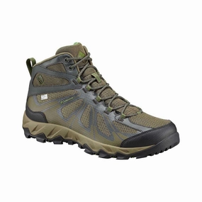 Columbia Men Green PEAKFREAK XCRSN II XCEL MID OUTDRY Best Hiking Boots Trekking