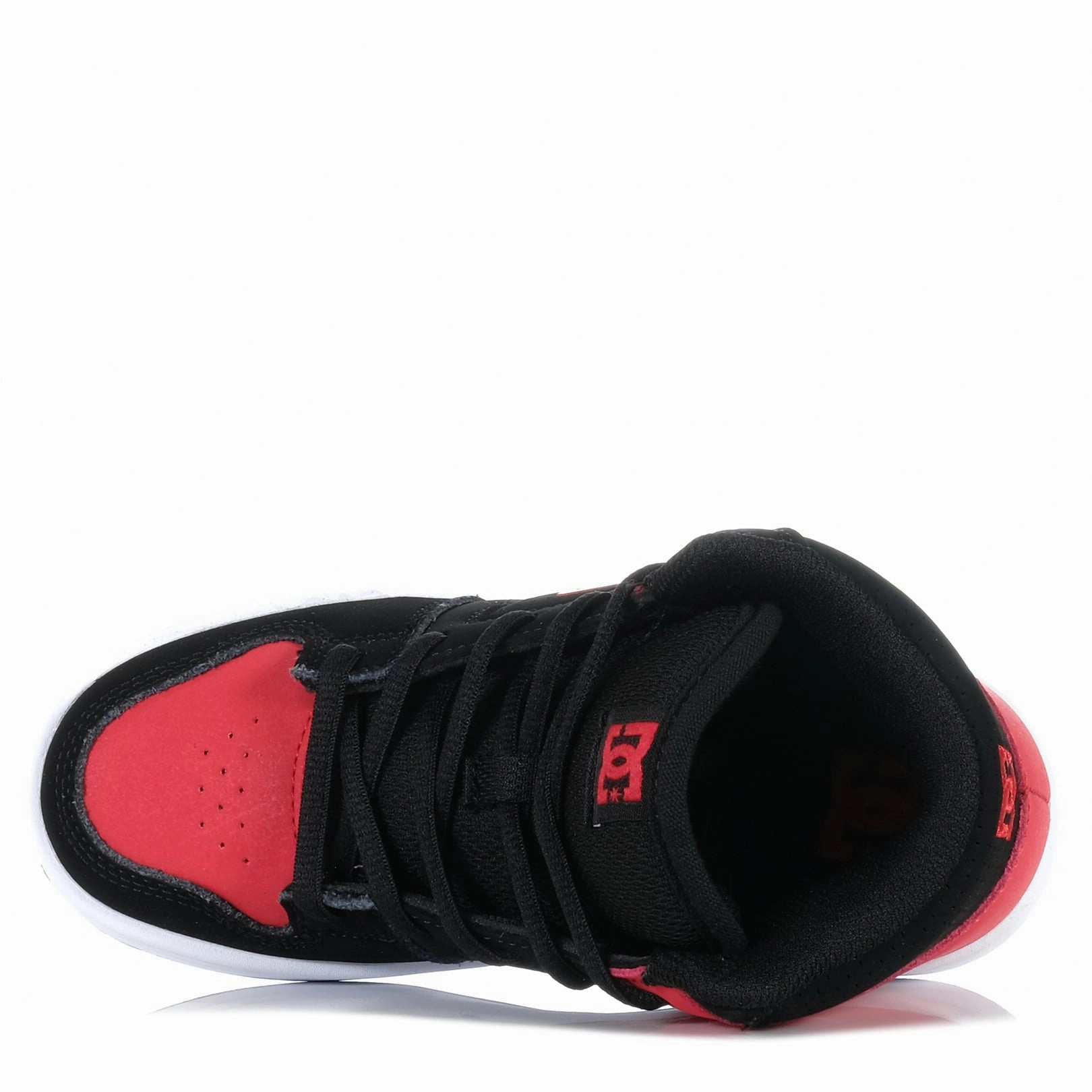 DC Shoes Manteca 4 Hi Youth Black/Red Going Out Boots