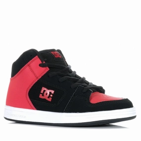 DC Shoes Manteca 4 Hi Youth Black/Red Ag Boots