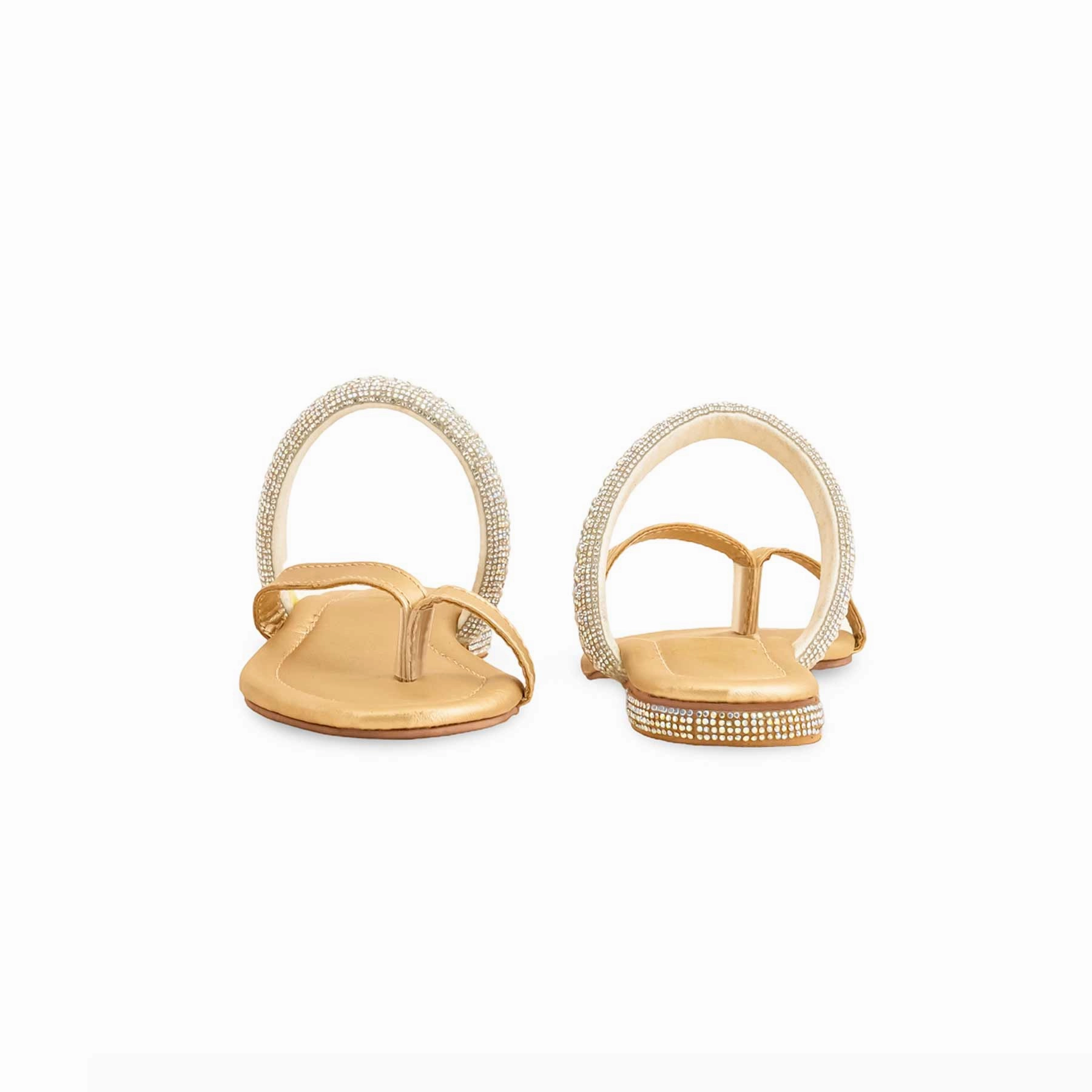 Girls Golden Formal Slipper KD5610 Office Slippers