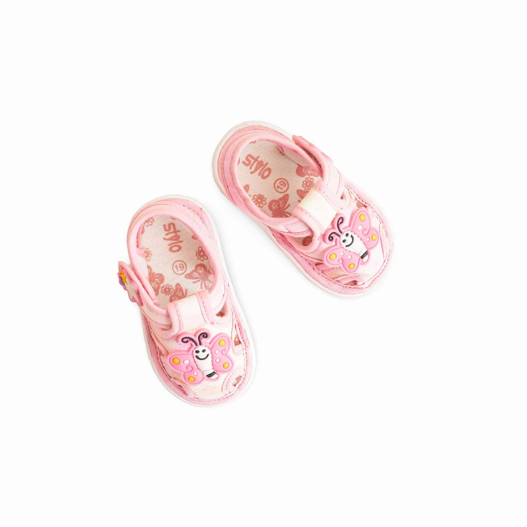 Open Toed Sandals Babies Pink Casual Sandal KD4913
