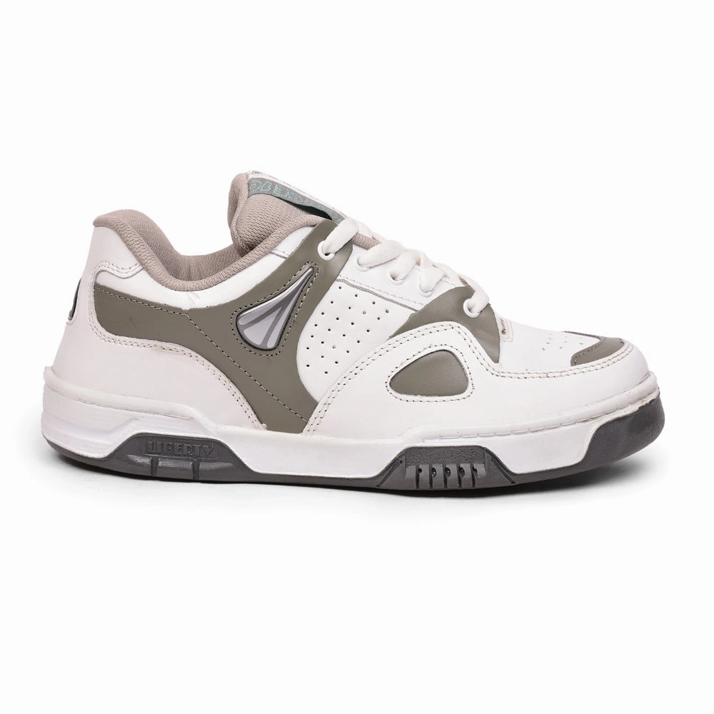 Chunky Casual Shoes Force 10 Casual Grey Lacing Sneakers For Men DUPLAY NEW By Liberty