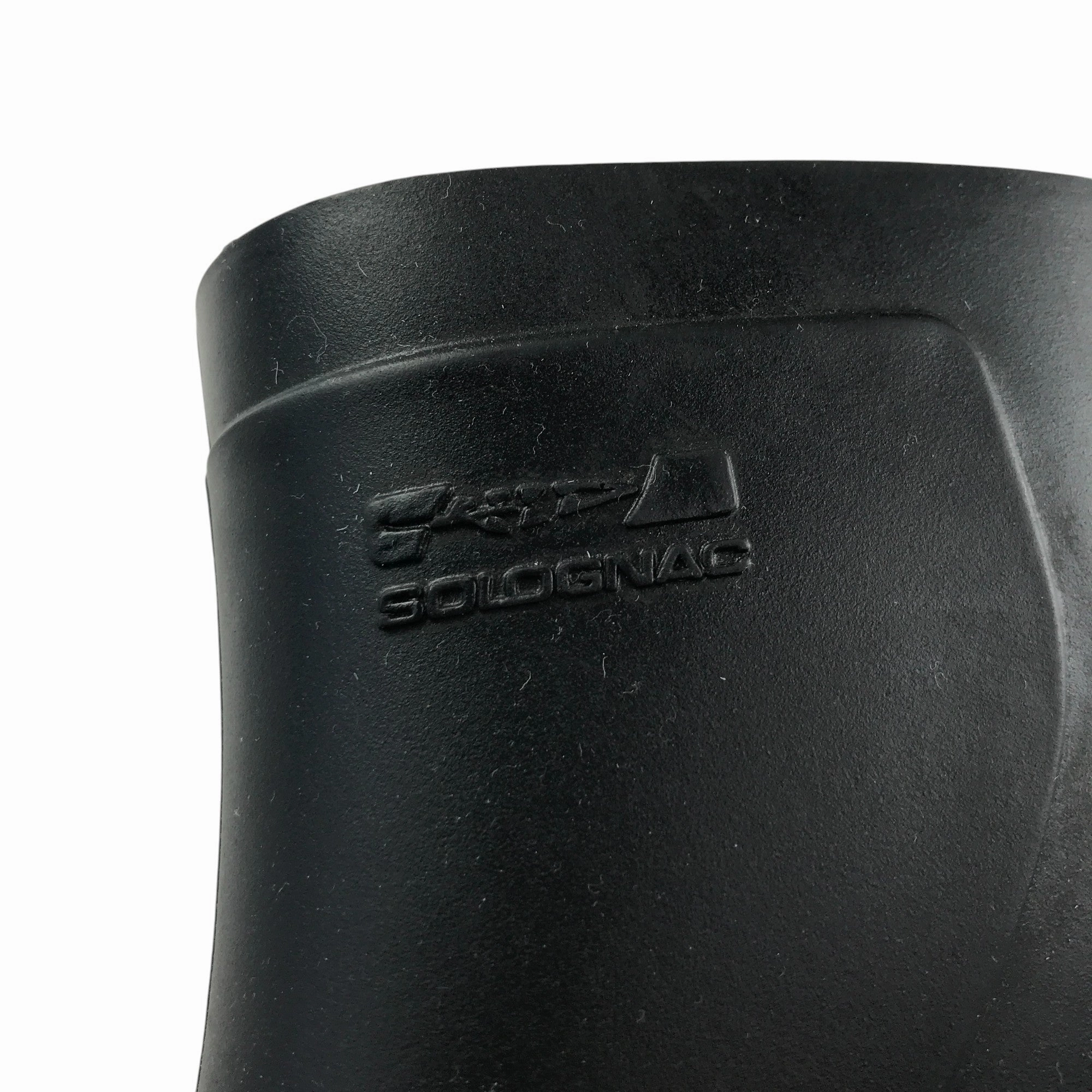 Elephant Western Boots Solognac Wellie boots shoe 7.5 junior plain black calf height